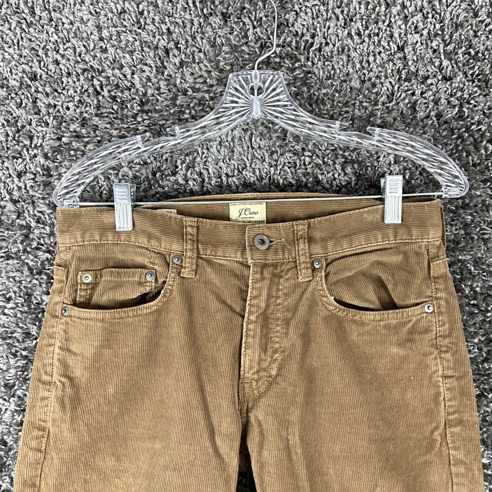 J.Crew VINTAGE J.CREW Brown Corduroy Pants Men’s 30x31 Chino Regular Brown Corduroy Mens 30 Inseam 31 Size US 30 / EU 46 - 4 Thumbnail