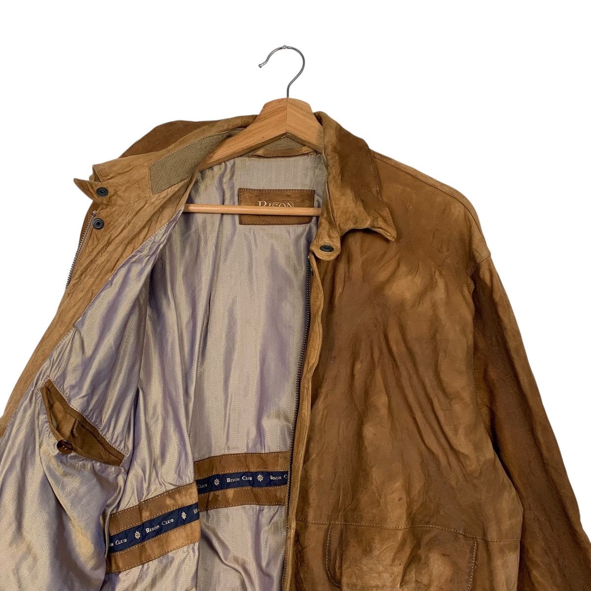 Japanese Brand Bison Suede Leather Jacket Size US M / EU 48-50 / 2 - 10 Thumbnail
