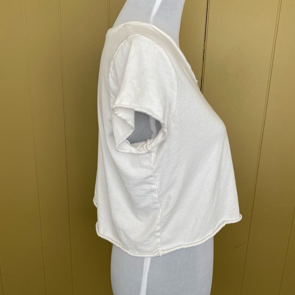 Other Wild Fable women S scoopneck short sleeve crop shirt white Size S / US 4 / IT 40 - 4 Thumbnail