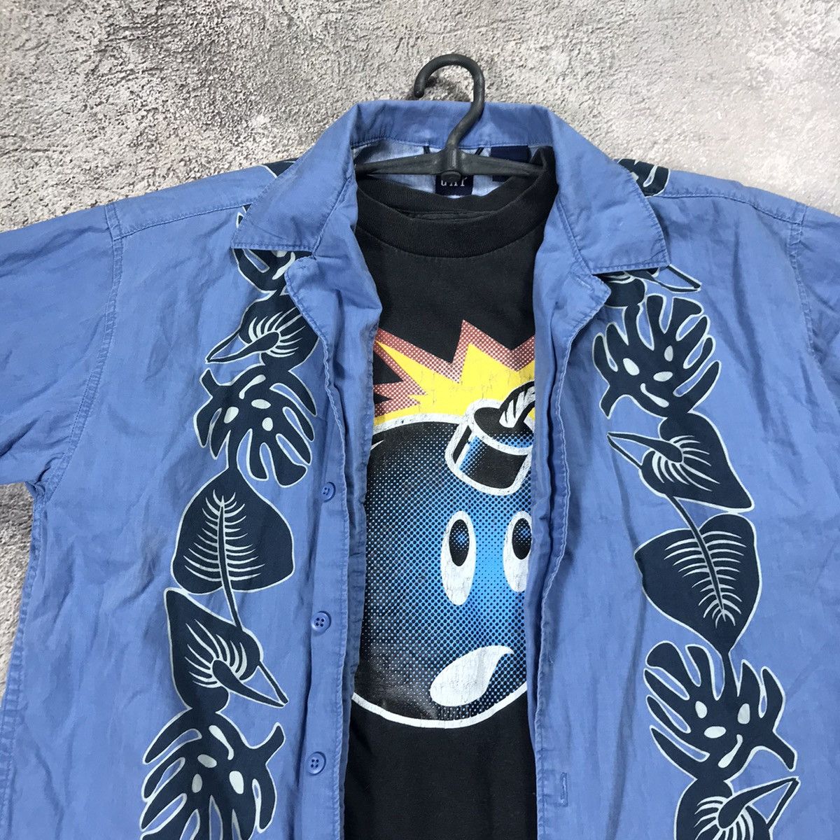 Vintage Vintage Y2K Oversized Hawaiian Print Button Up Shirt Streetw Size US L / EU 52-54 / 3 - 2 Thumbnail