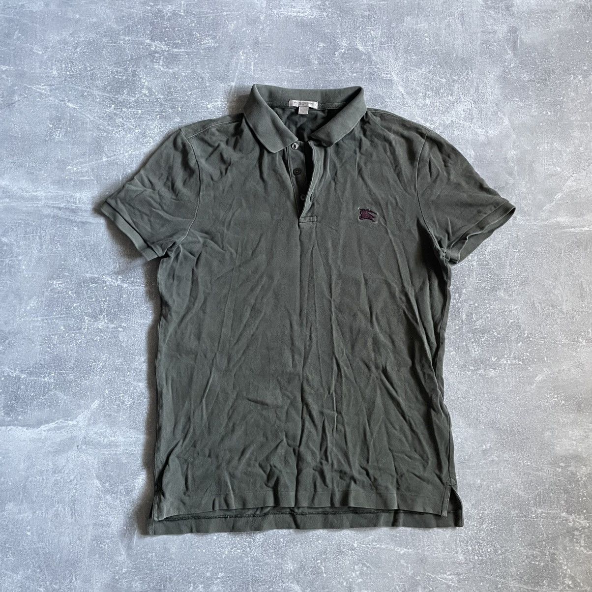 Burberry Burberry polo shirt khaki green tee old money luxury Size US M / EU 48-50 / 2 - 1 Thumbnail