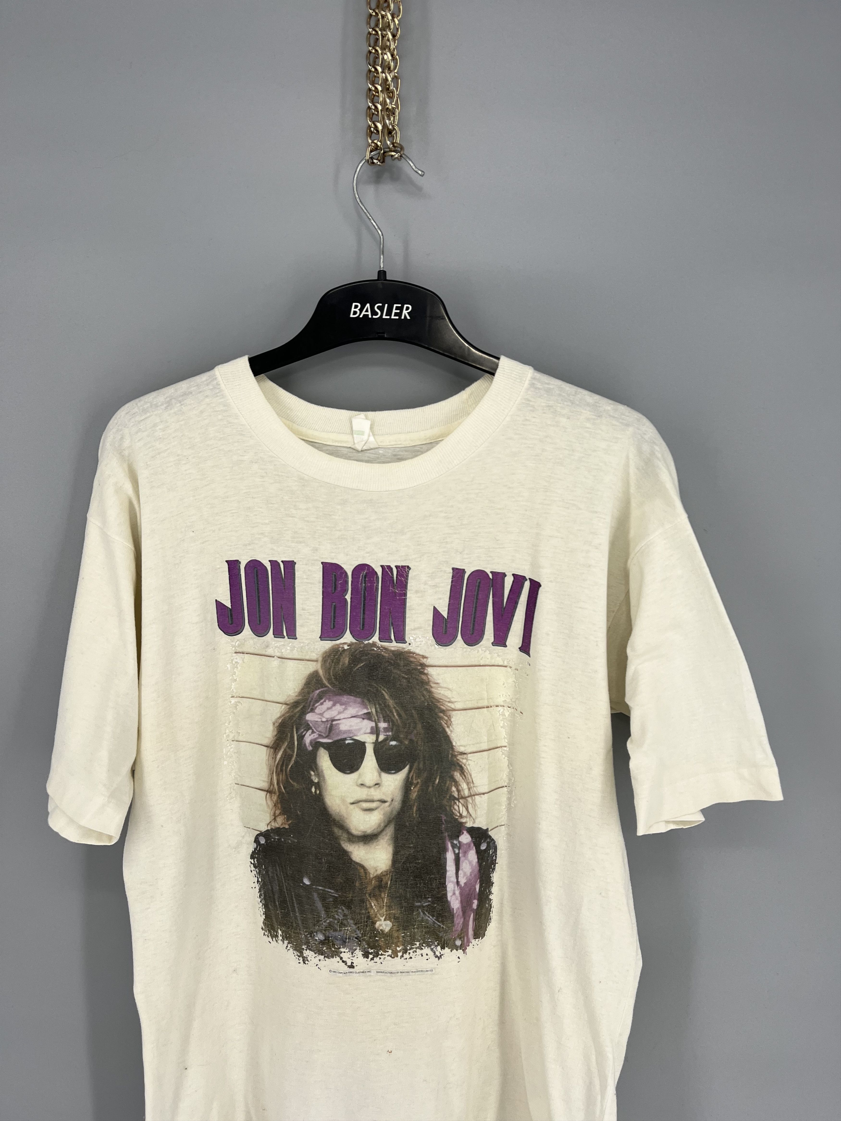Bon Jovi × Vintage VINTAGE 1991 BON JOVI KEEP THE FAITH T-SHIRT Size US M / EU 48-50 / 2 - 4 Thumbnail