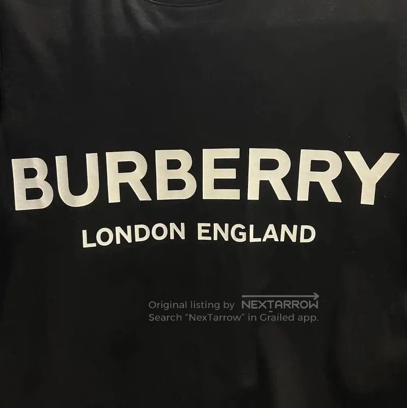 Burberry Burberry Black Cotton Women's T-Shirt. Size XS / US 0-2 / IT 36-38 - 3 Thumbnail