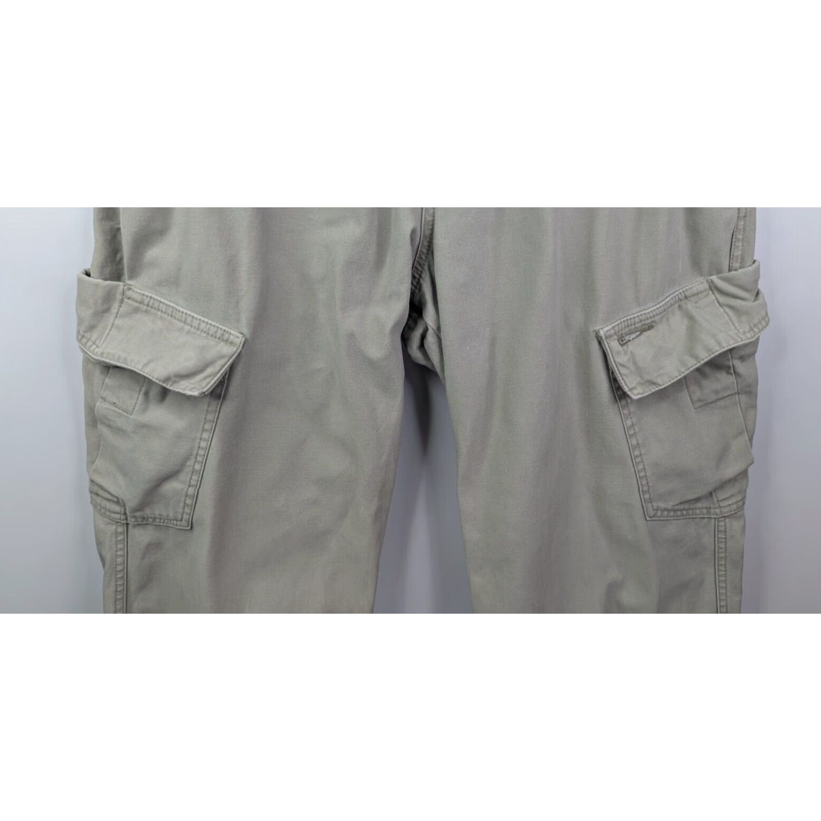 Quiksilver VINTAGE Quiksilver Cargo Pants Men 33 Beige Tan Baggy Surf Skate Hip Hop Y2K Size US 38 / EU 54 - 2 Thumbnail