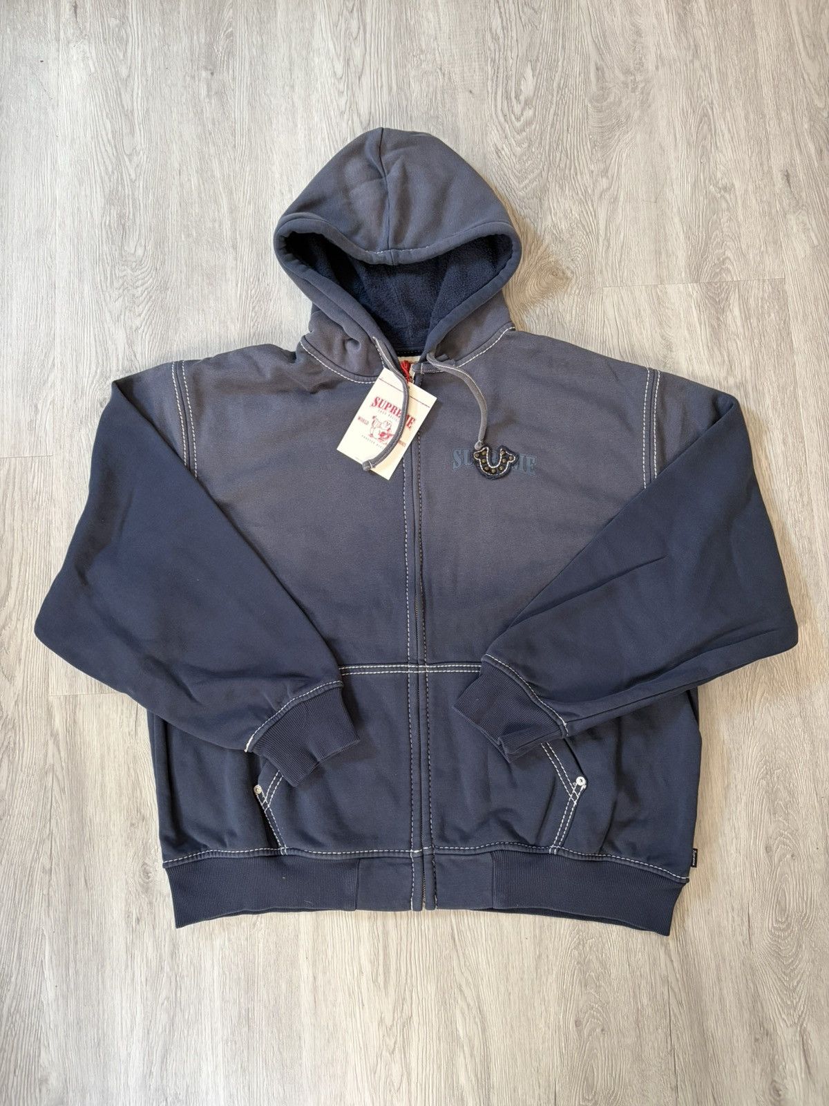 Supreme × True Religion Supreme true religion zip up hooded