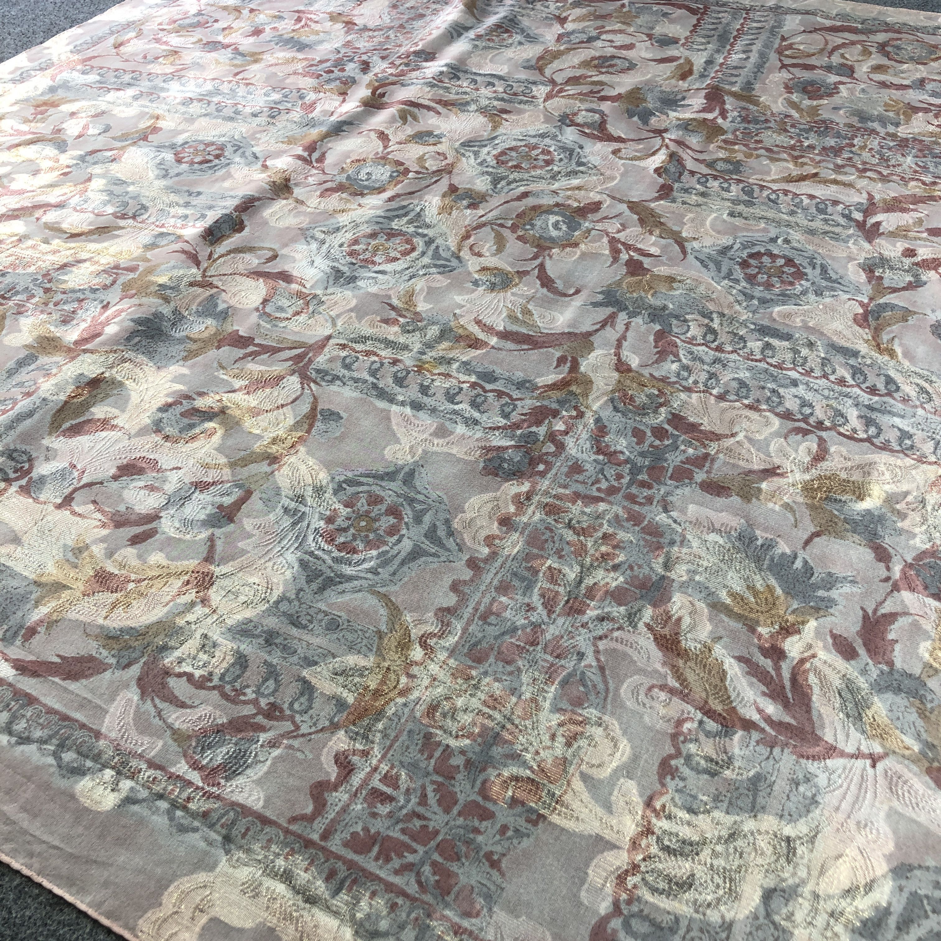 Japanese Brand Luciano Soprani Luxury Silk Scarf M1130 Size ONE SIZE - 3 Thumbnail