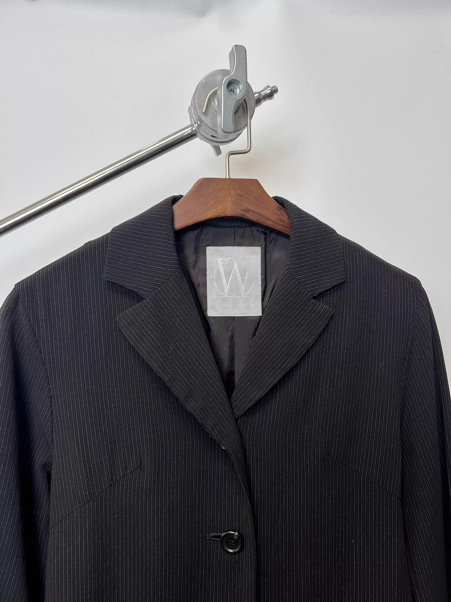 Yohji Yamamoto Yohji Yamamoto Workshop Stripe Wool Blend Trench Coat Size US M / EU 48-50 / 2 - 3 Thumbnail