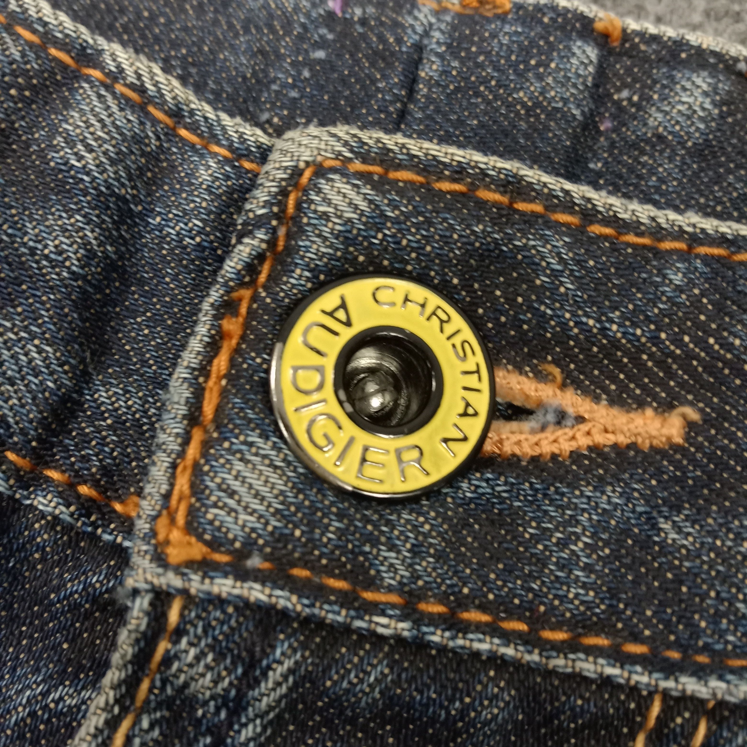 Christian Audigier × Ed Hardy × Vintage Ed Hardy Christian Audugier Custom Logo Jeans Size US 31 - 7 Thumbnail