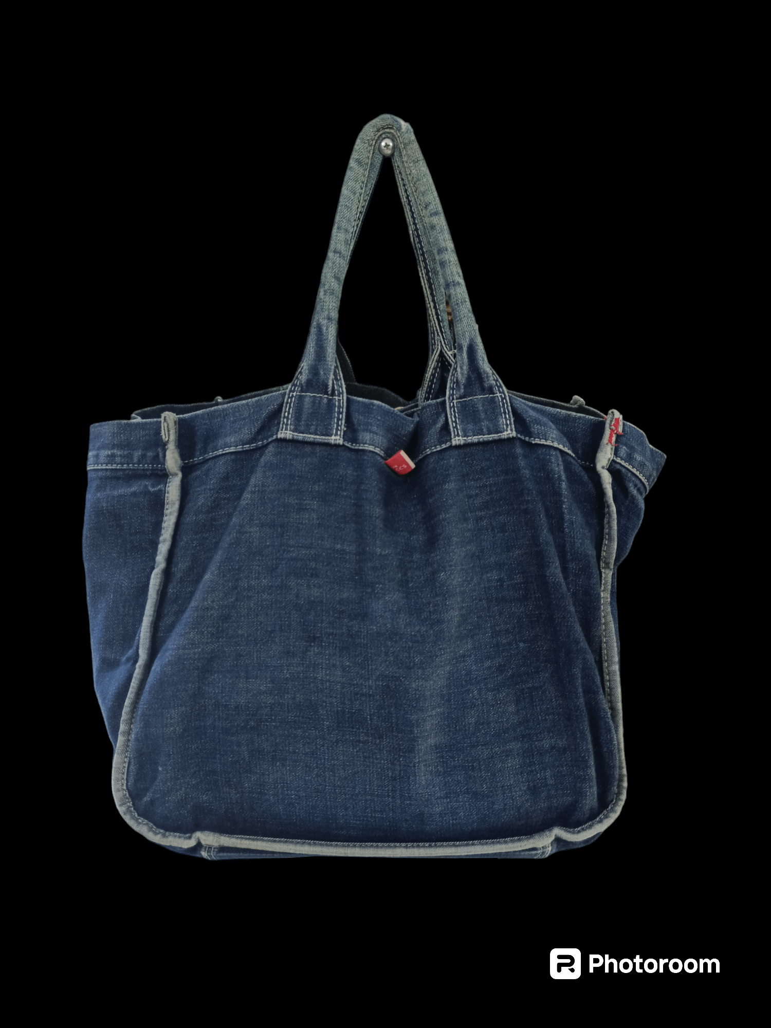 Yohji Yamamoto DiSTRESSES DENIM YOHJI YAMAMOTO TOTE BAG Size ONE SIZE - 2 Thumbnail
