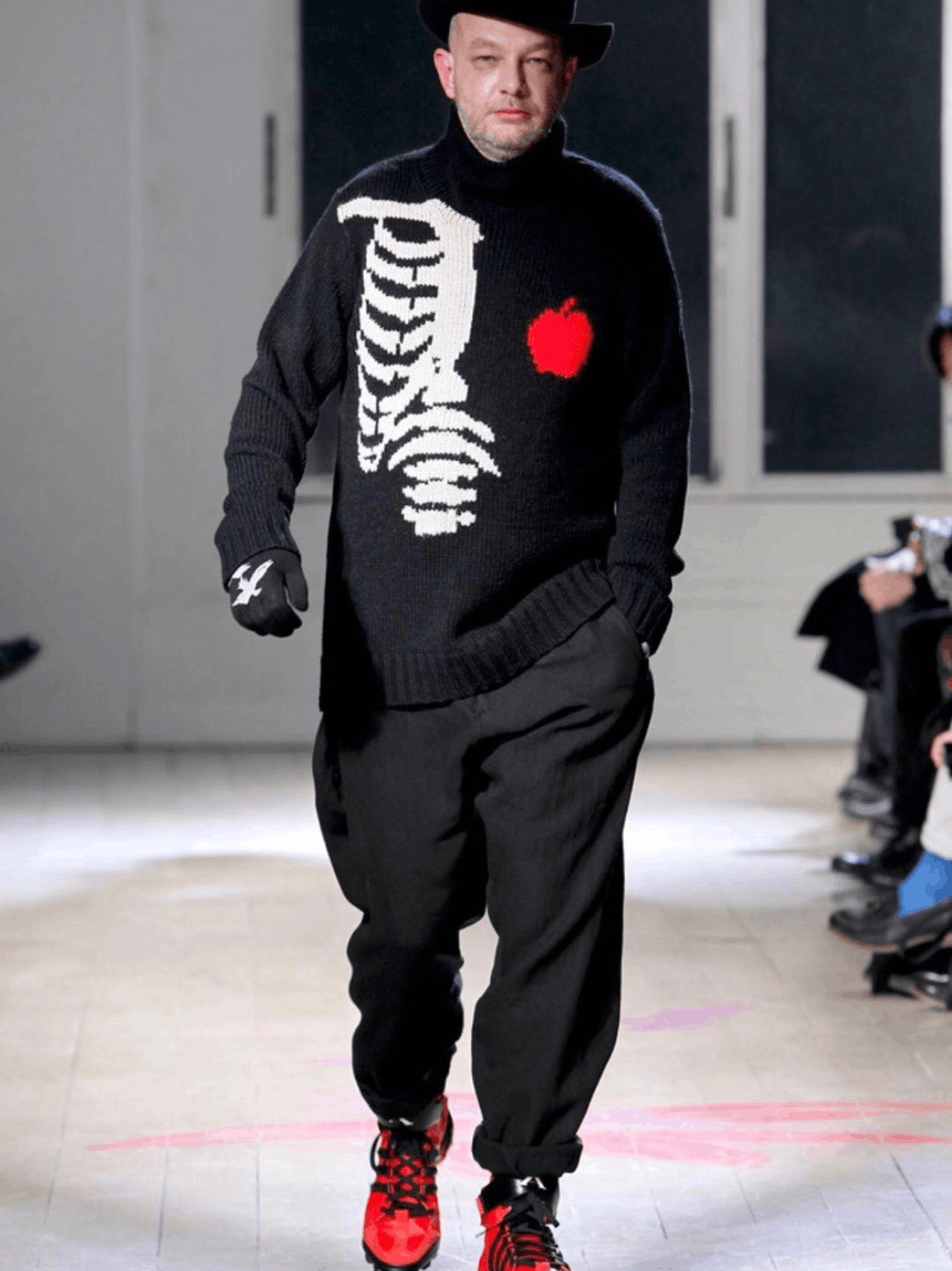 Yohji Yamamoto Yohji Yamamoto 11AW Skeleton & Apple Knitwear Size US M / EU 48-50 / 2 - 8 Thumbnail