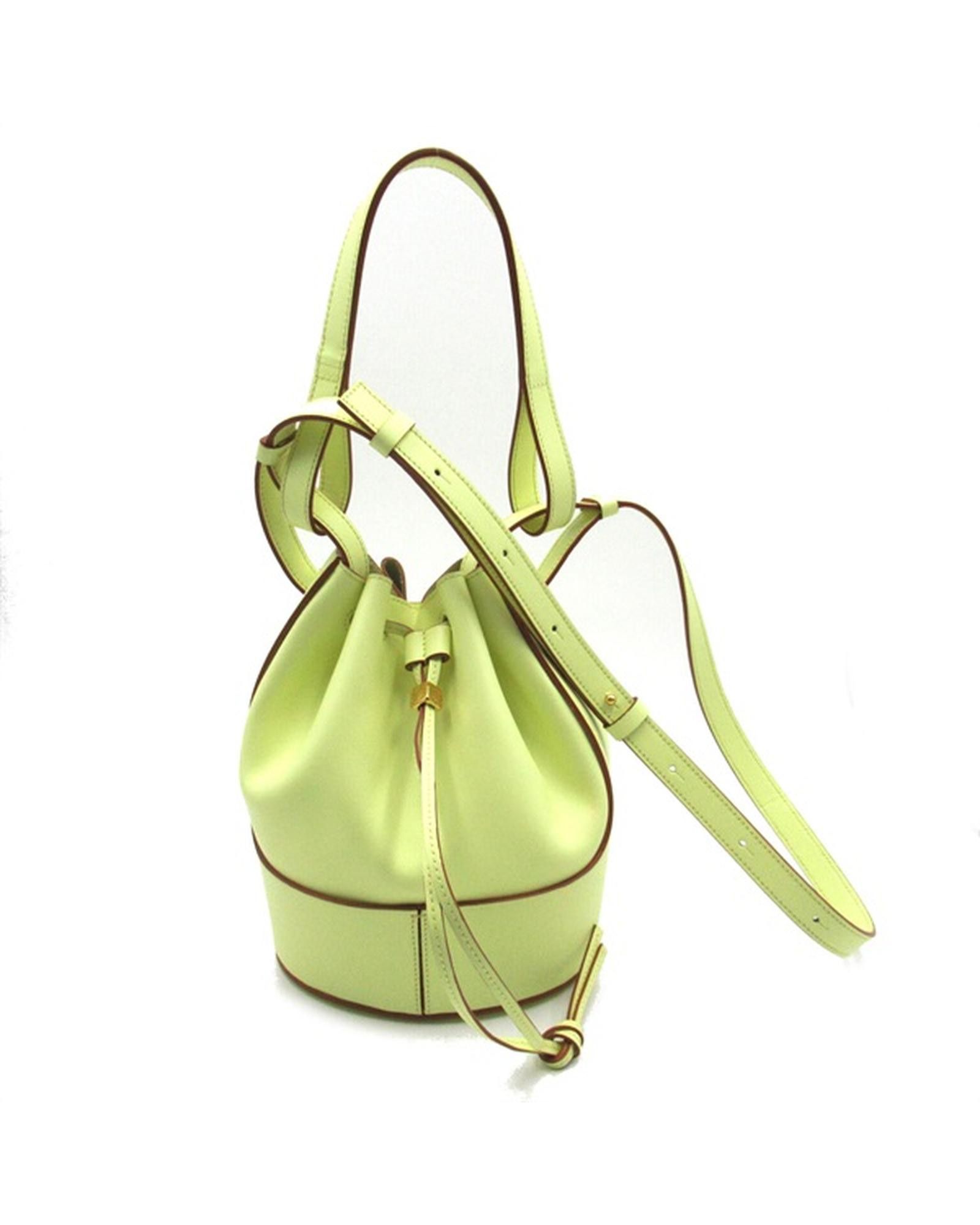image of Yellow Balloon Bucket Bag By Loewe, Women's