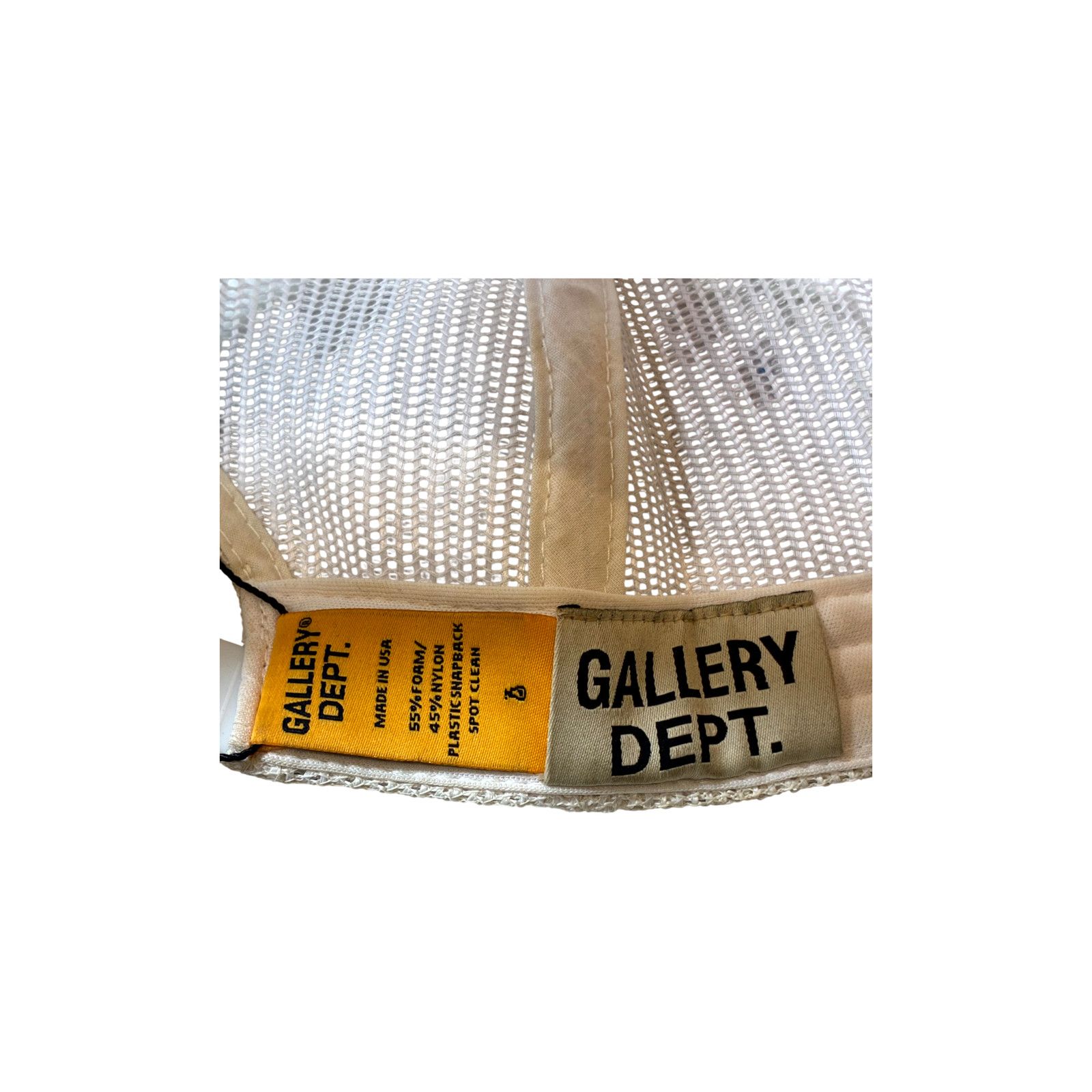 Gallery Dept. Gallery Dept Paint Splatter Trucker White Cap Size ONE SIZE - 3 Thumbnail