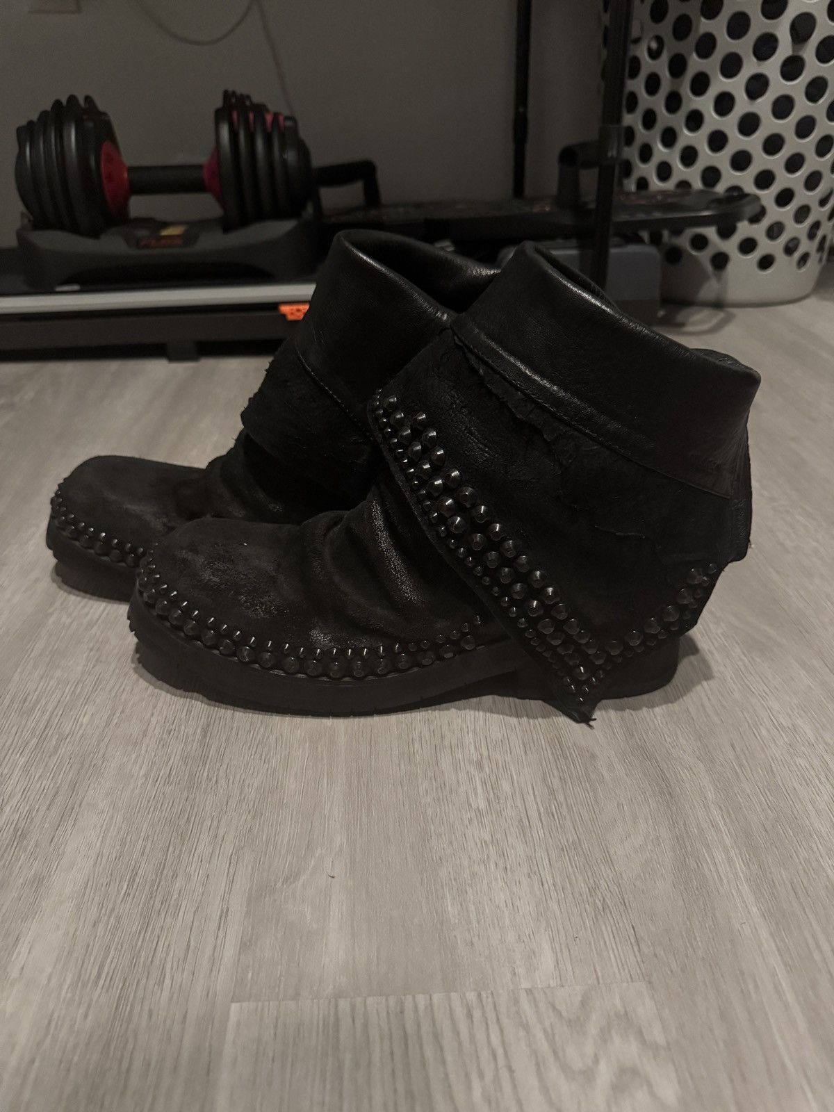 KMRii Kmrii crush boot jet black | Grailed