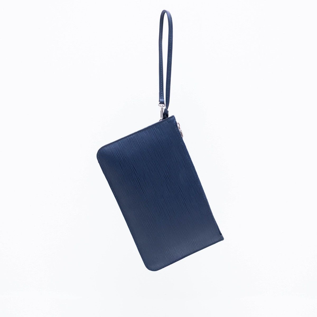 Louis Vuitton LOUIS VUITTON Blue Marine Epi Neverfull WRISTLET Pochette Size ONE SIZE - 1 Thumbnail