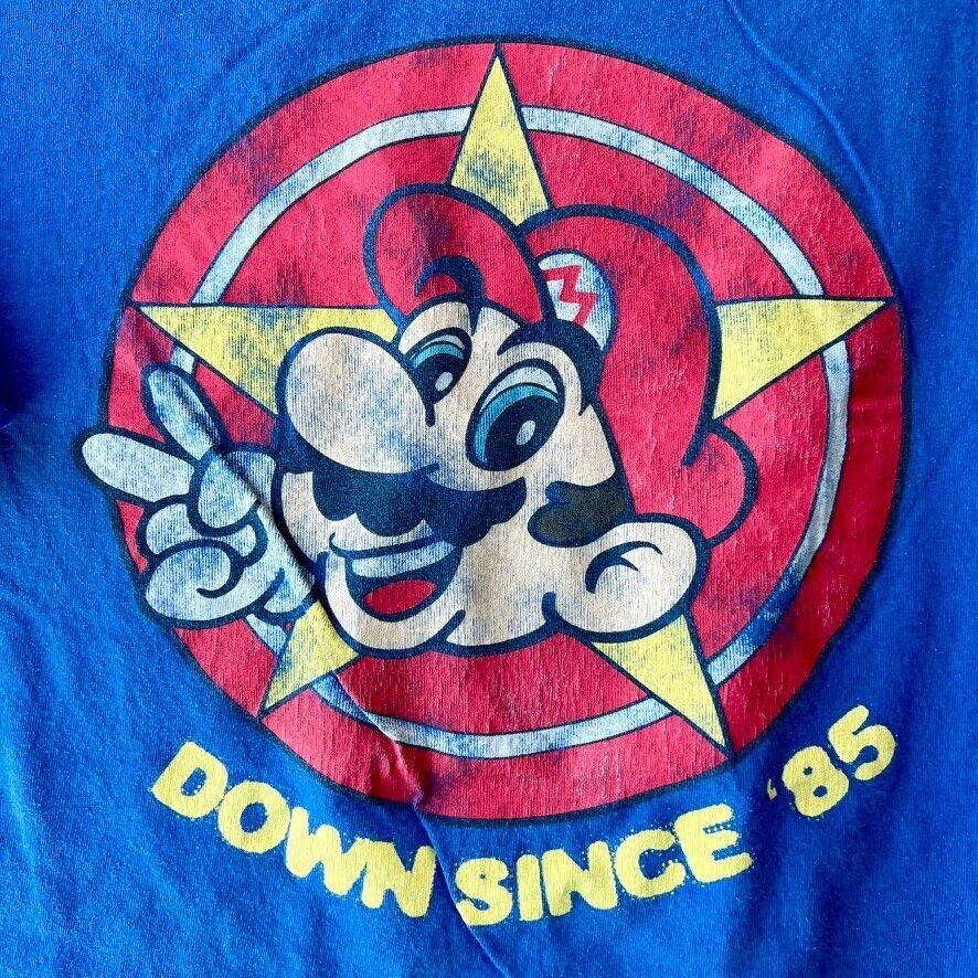 Nintendo Nintendo Super Mario Bros T Shirt 2007 Down Since '85 Size L Size US L / EU 52-54 / 3 - 2 Thumbnail