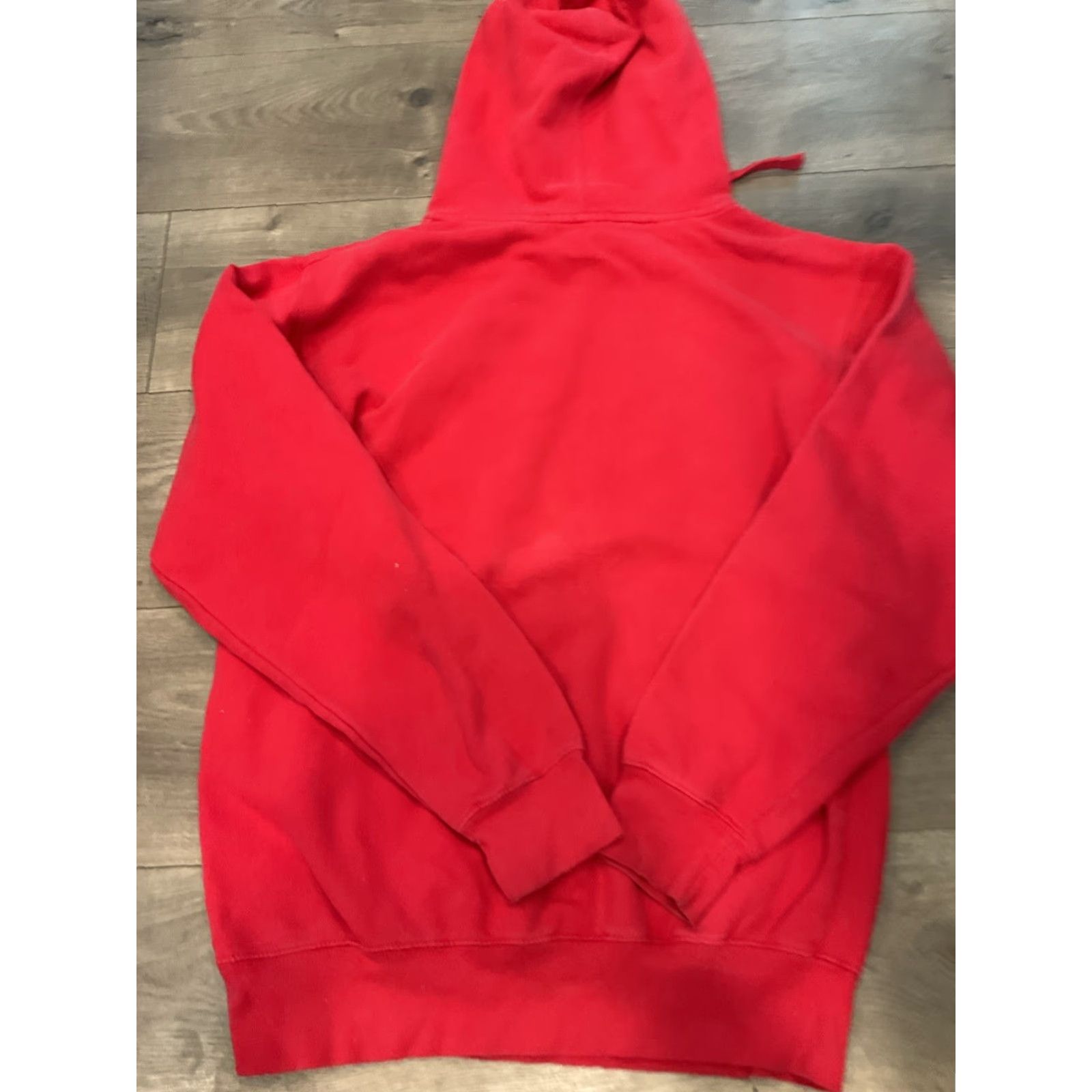 Vintage Orisue Is For The Hungry Mike Tyson Hoodie Size M Mens Pullover Graphic Print Red USA Sweatshirt Cotton Fleece All Seasons Size US M / EU 48-50 / 2 - 4 Thumbnail