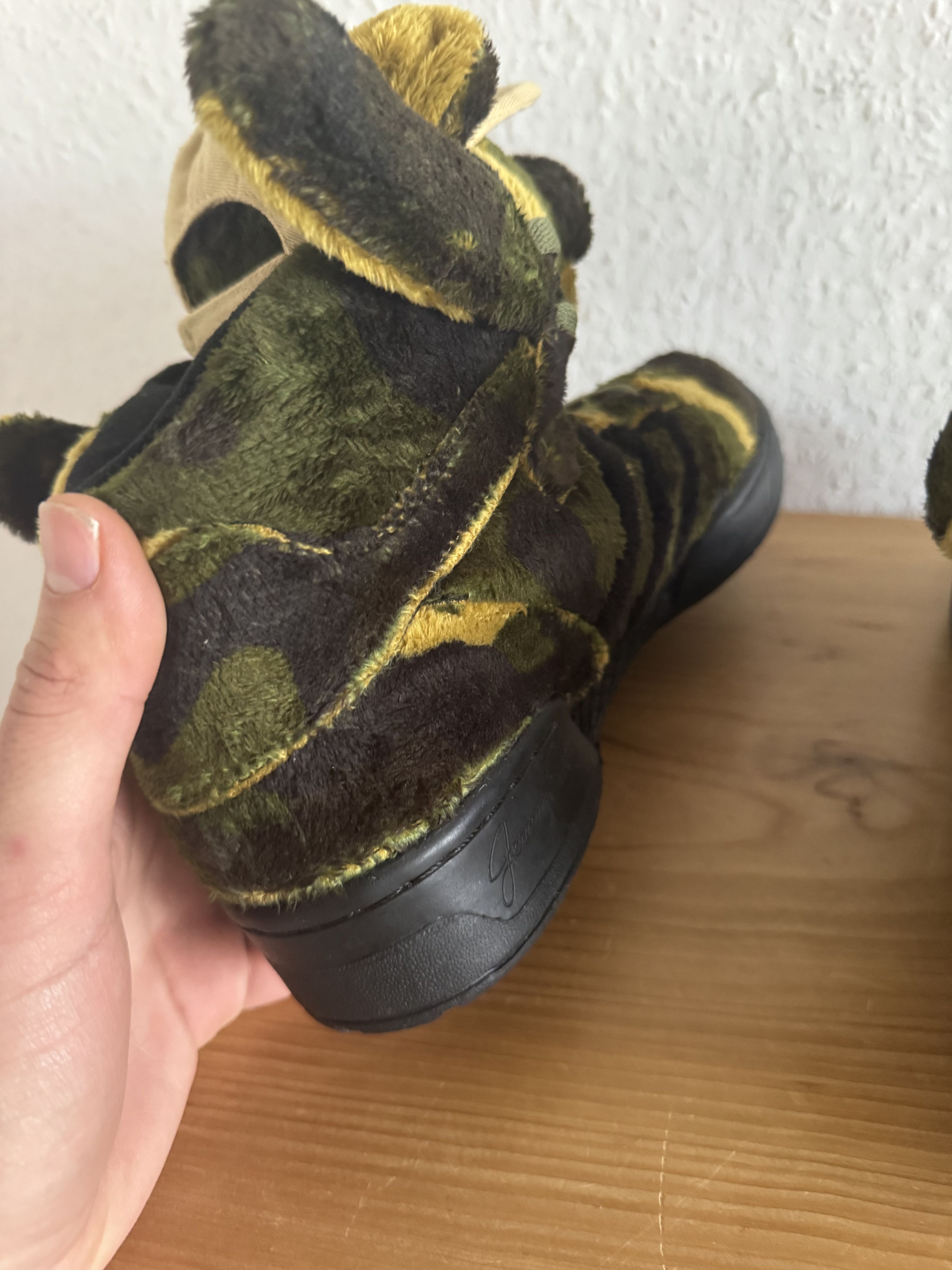Adidas × Jeremy Scott JS Camo Teddy Bear High Top Sneakers Size US 8 / EU 41 - 4 Thumbnail