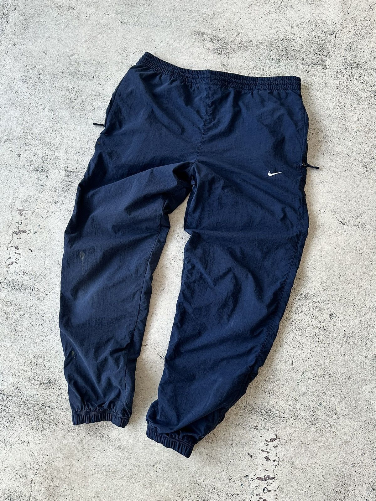 Nike × Vintage Nike Vintage Track Pants Y2K Drill Nylon Size US 30 / EU 46 - 2 Thumbnail
