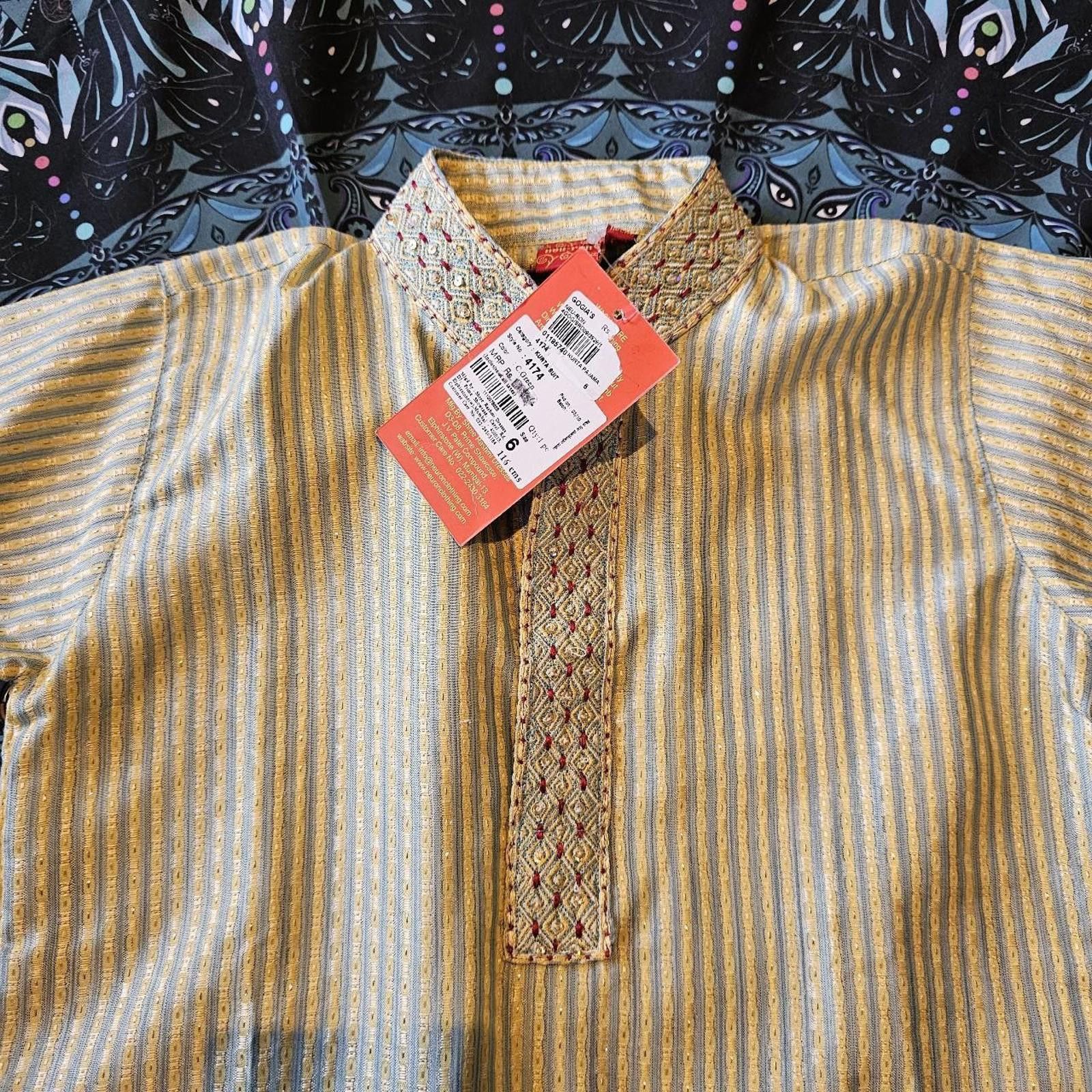 Designer Kid's Kurta Size ONE SIZE - 7 Thumbnail