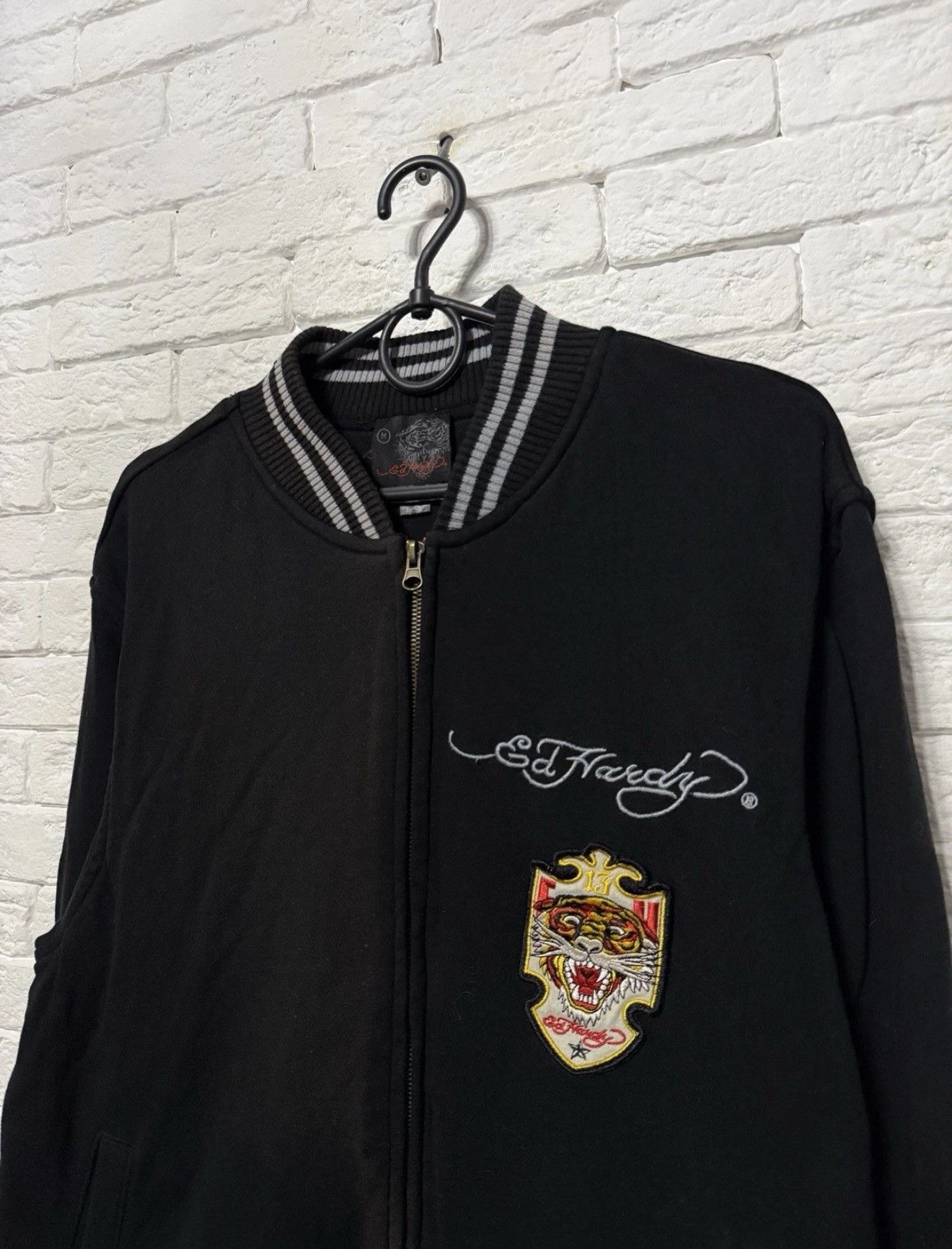 Ed Hardy Vintage Don Ed Hardy Cotton Bomber Tattooing Eagle Skull Size US M / EU 48-50 / 2 - 2 Thumbnail