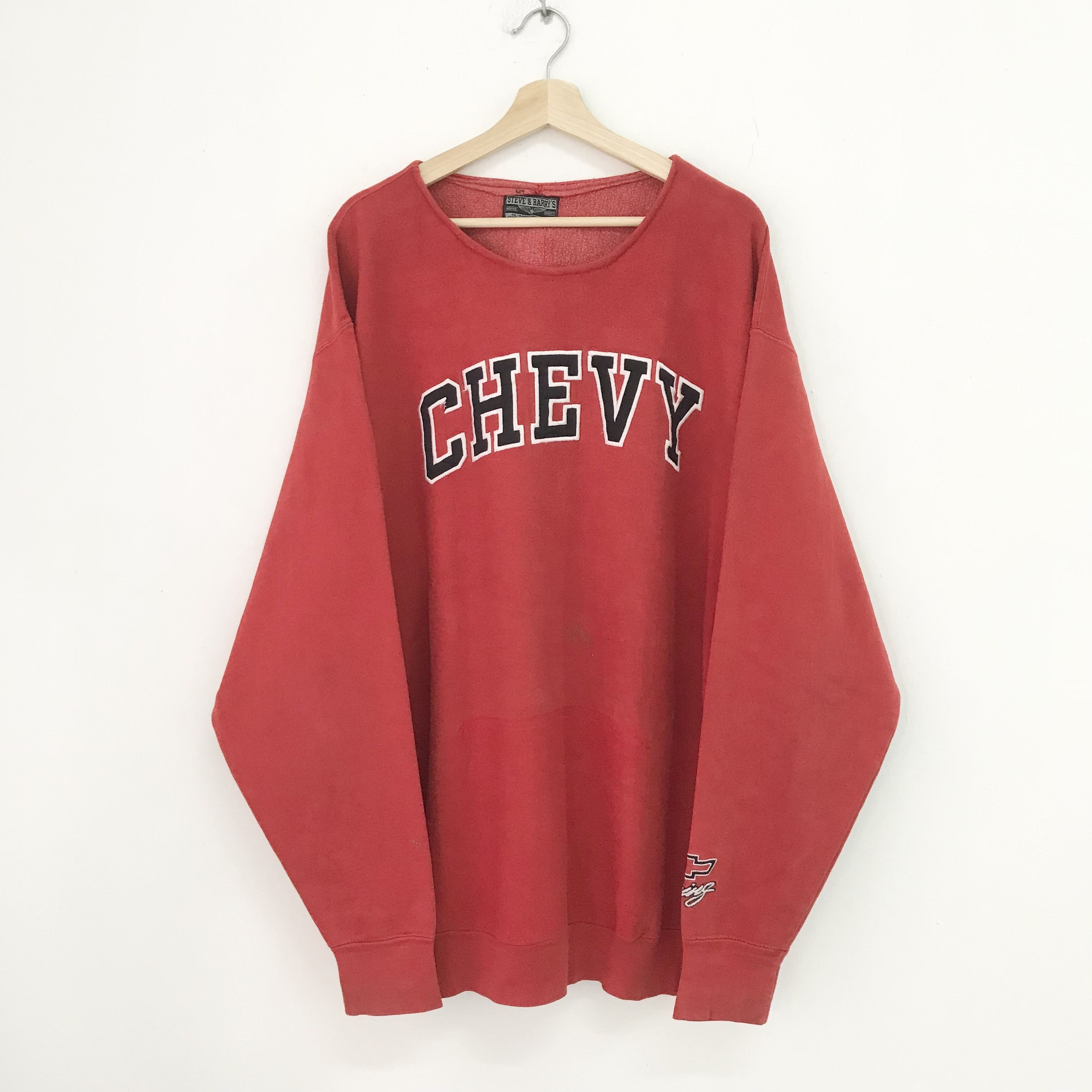 Chevrolet Vintage 90's Chevrolet Chevy Red Sweatshirt - 584 Size US XXL / EU 58 / 5 - 1 Thumbnail