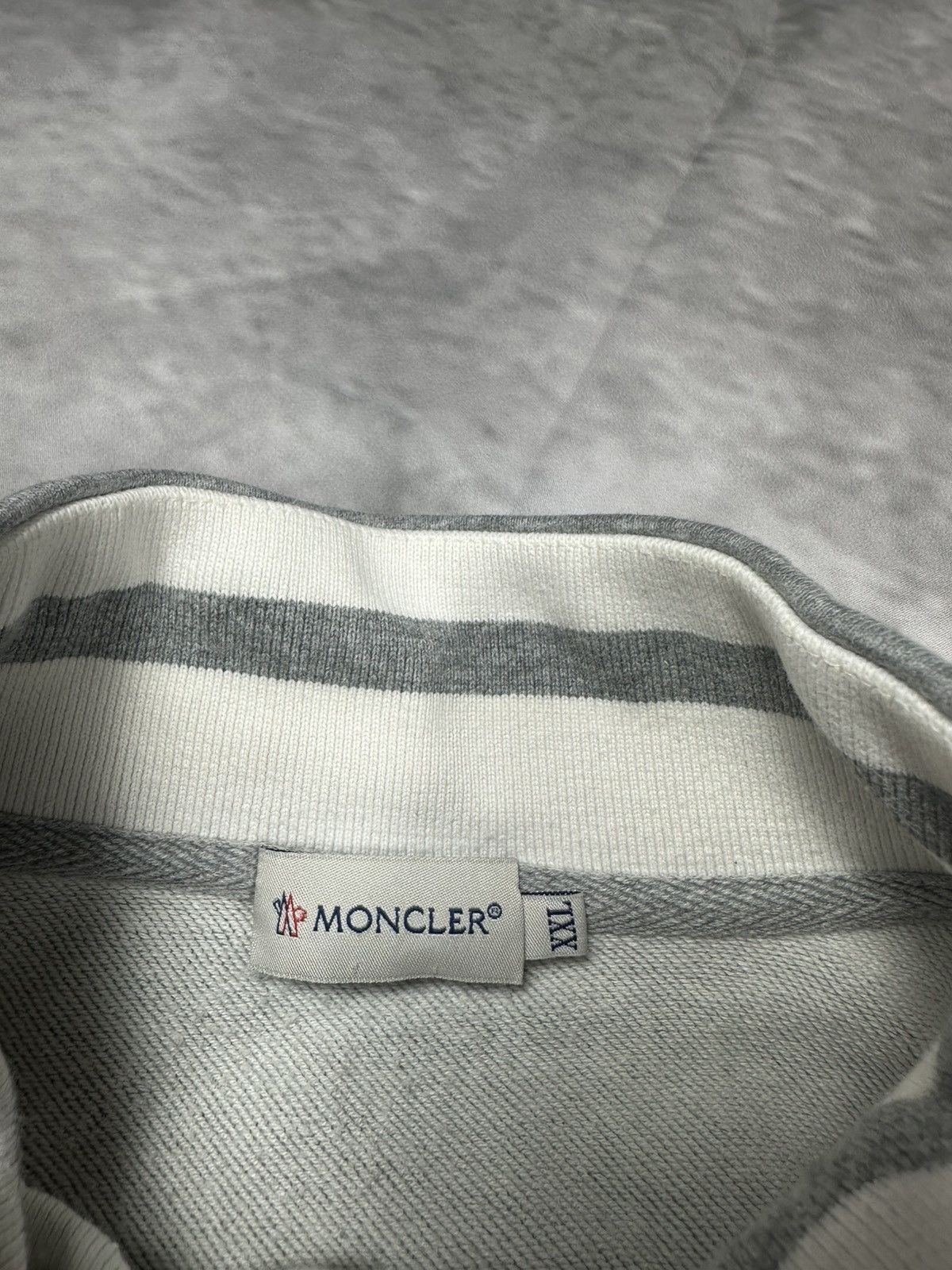 Moncler Mens Moncler Zip Up Grey Hoodie Size US L / EU 52-54 / 3 - 5 Thumbnail
