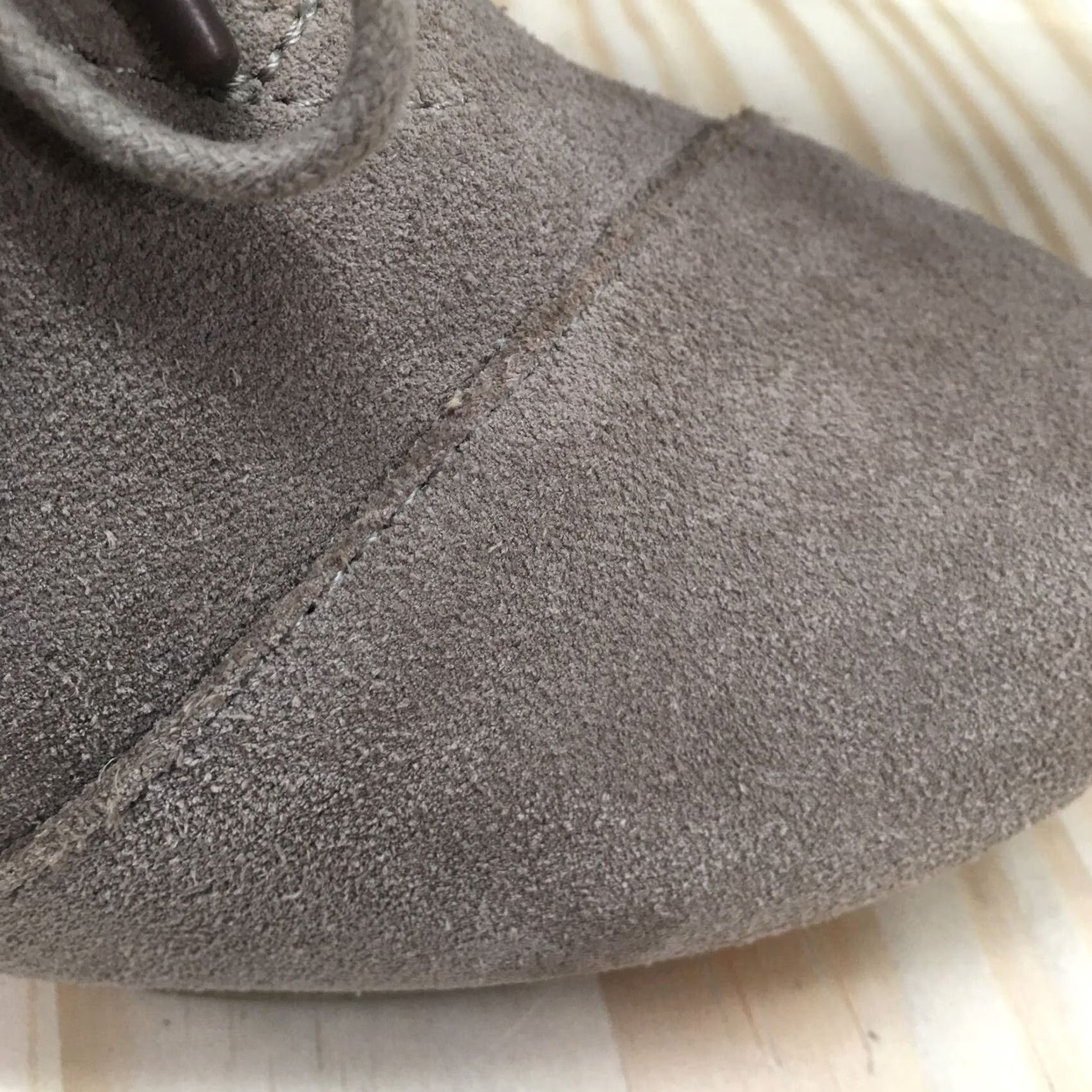 Toms TOMS Boots Womens 8 Desert Brown Lace Up Casual Round Toe Wedge Heels 300615 Size US 8 / IT 38 - 3 Thumbnail