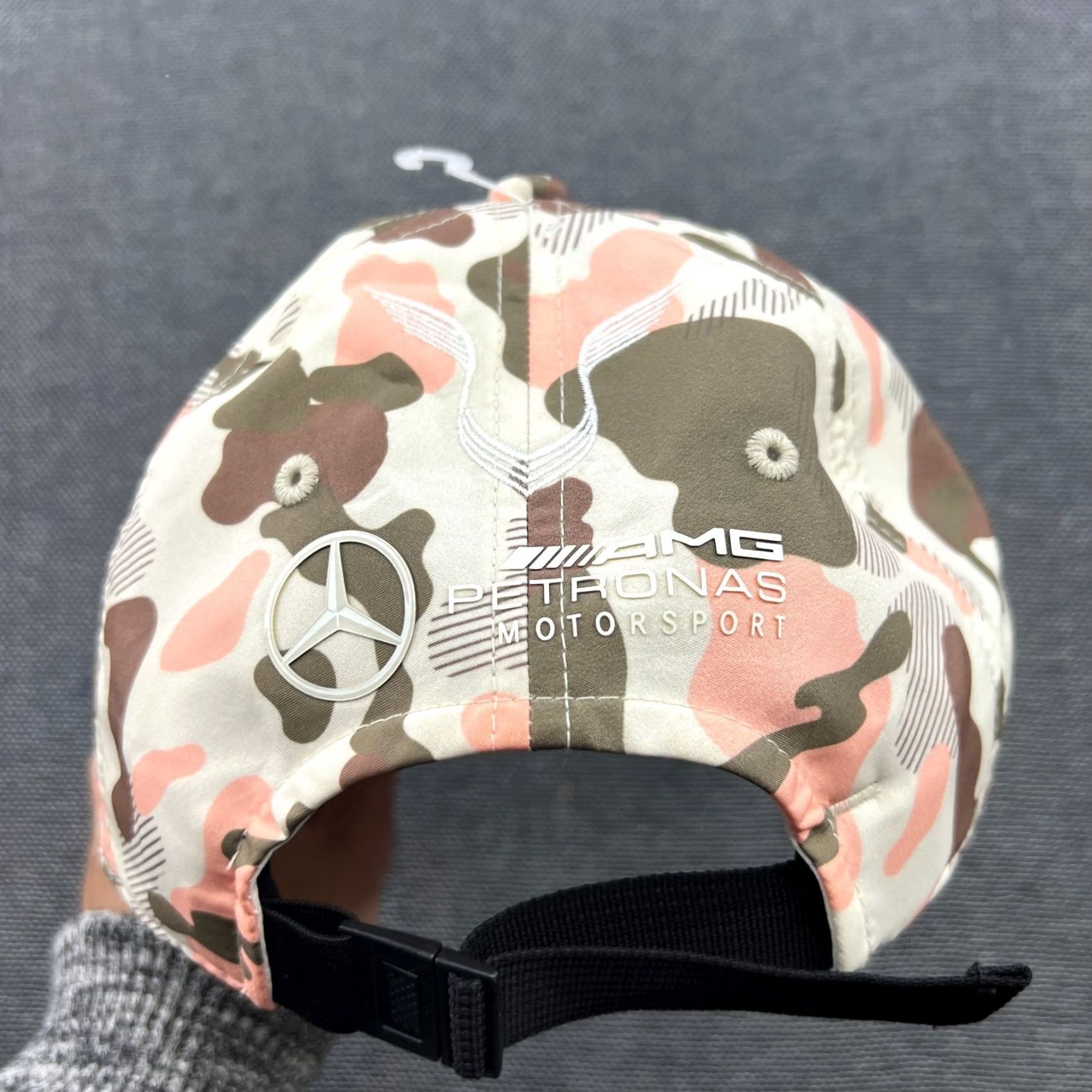 Hamilton Stichd Lewis Hamilton 2021 Abu Dhabi Cap Camouflage Baseball Cap Men One Size Multicolor Pattern Camouflage Size ONE SIZE - 8 Thumbnail