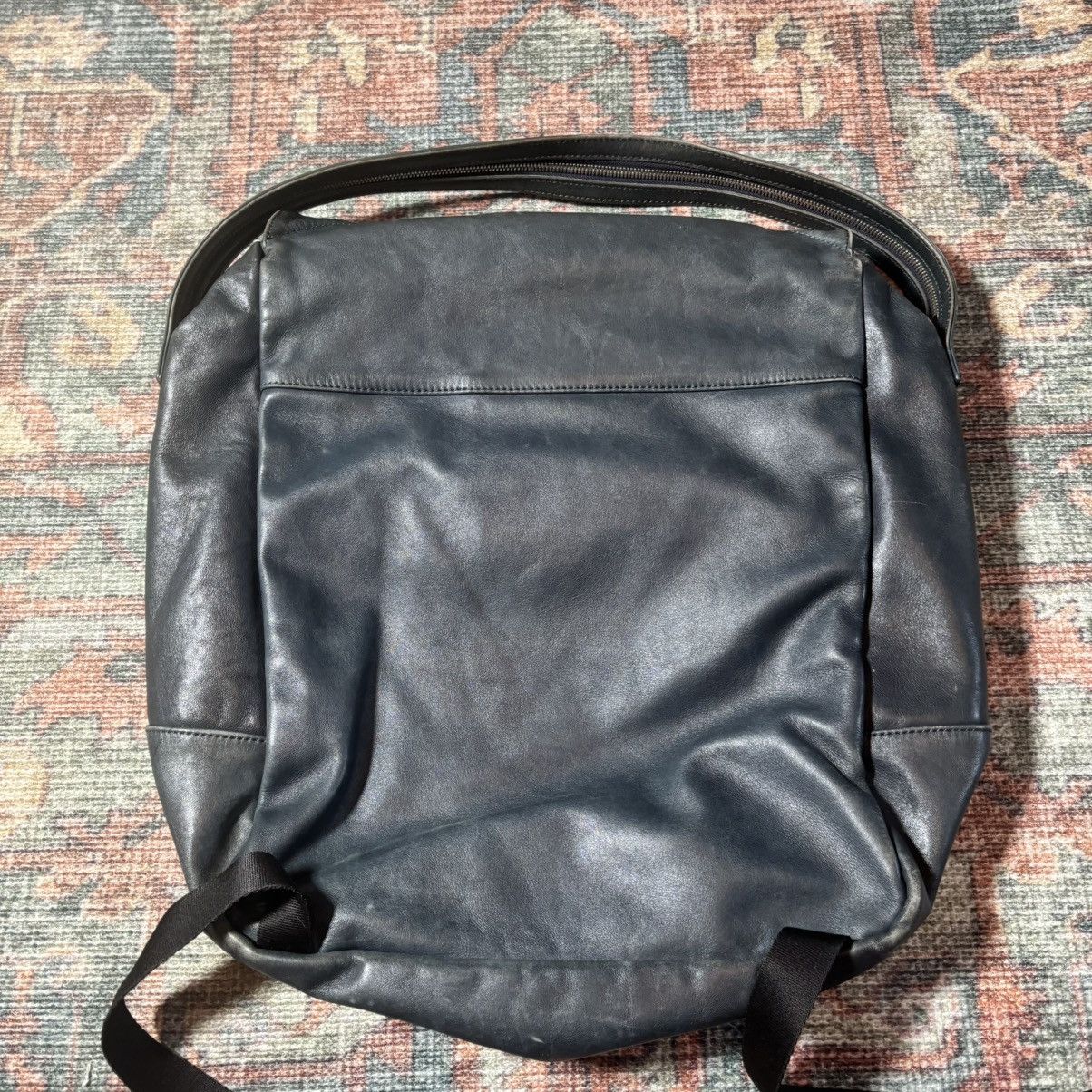 Hood By Air HBA Black Leather Messanger Bag Zippers Size ONE SIZE - 9 Thumbnail