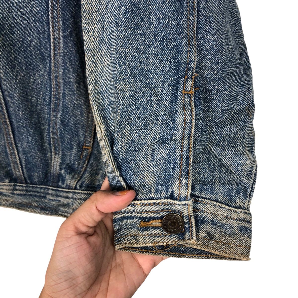 Japanese Brand 📌Vintage Trucker Denim Jacket Marucelossa Issey Miyake Size US M / EU 48-50 / 2 - 18 Thumbnail