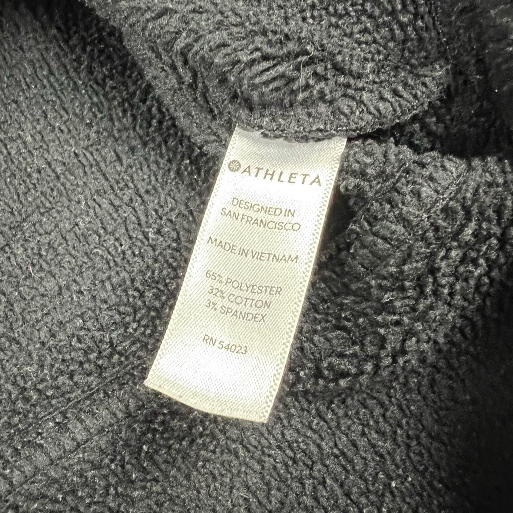 Athleta Athleta Hoodie Womens Small Black Pullover Sweatshirt Open Flap Workout Gym Size S / US 4 / IT 40 - 5 Thumbnail