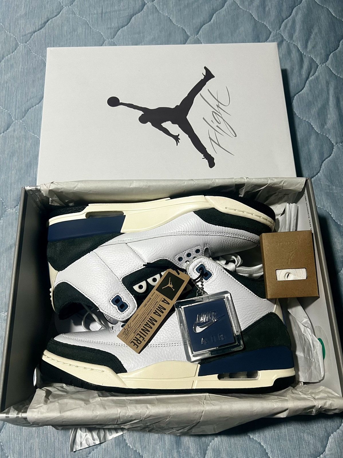 Jordan Brand × Nike Rare Ama Maniere Jordan 3 Diffused Blue Size US 9.5 / EU 42-43 - 1 Thumbnail