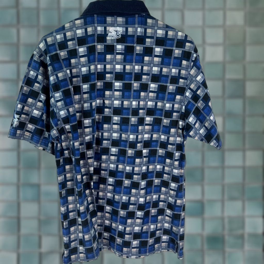 Starter NFL Pro Line Starter Mens Short Sleeves Dallas Blue Polo Shirt Size L Size US L / EU 52-54 / 3 - 1 Thumbnail
