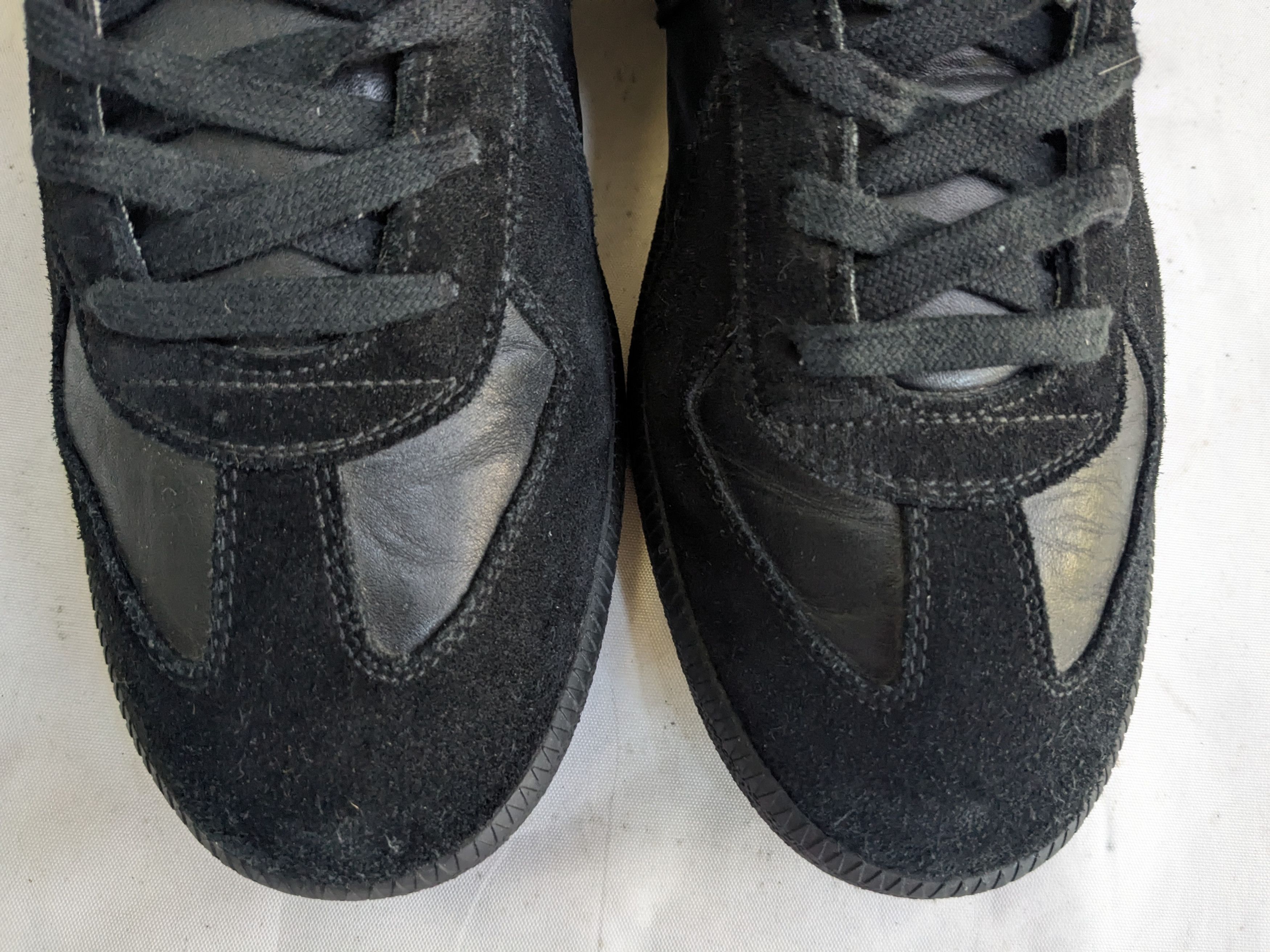 Maison Margiela Mason Margiela GAT Replica Sneakers Black 12 45 Low Tops Size US 12 / EU 45 - 4 Thumbnail