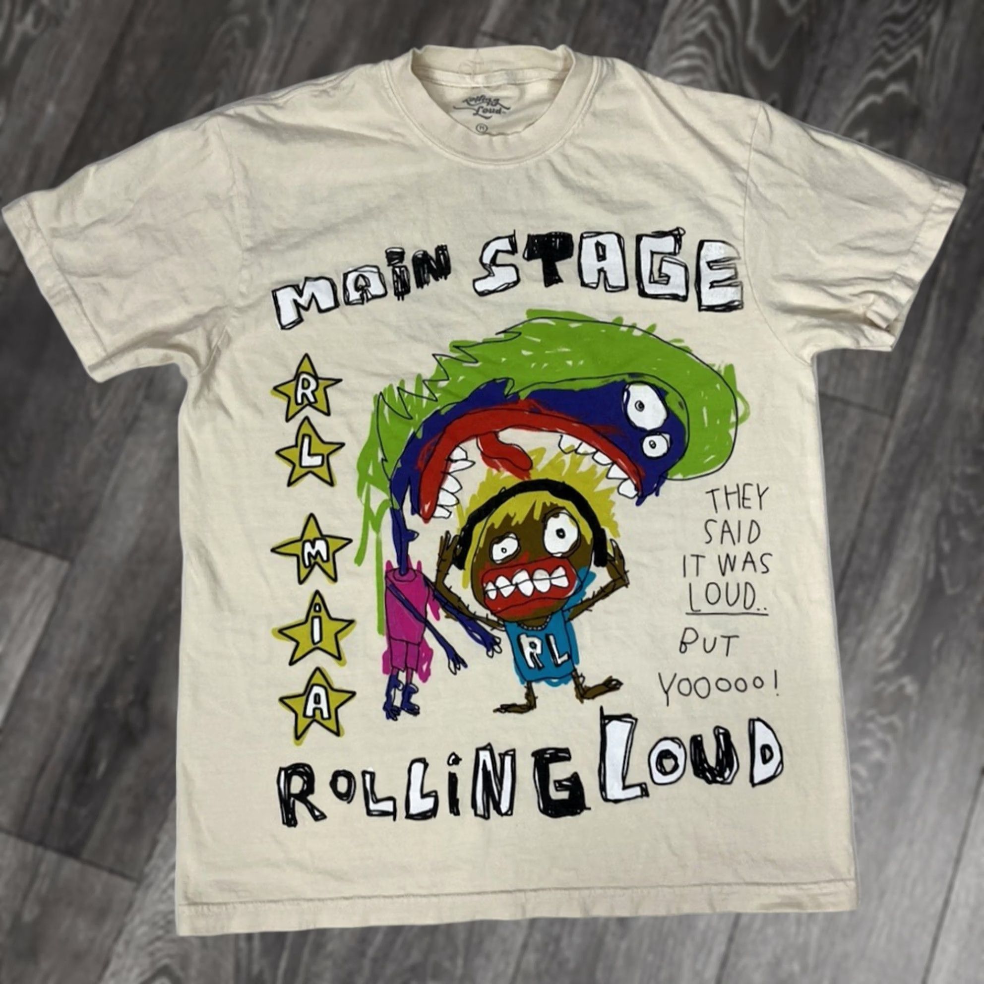 Vintage VINTAGE Rolling Loud Miami 2024 Graphic T-shirt Women Medium Music Festival Size M / US 6-8 / IT 42-44 - 1 Thumbnail