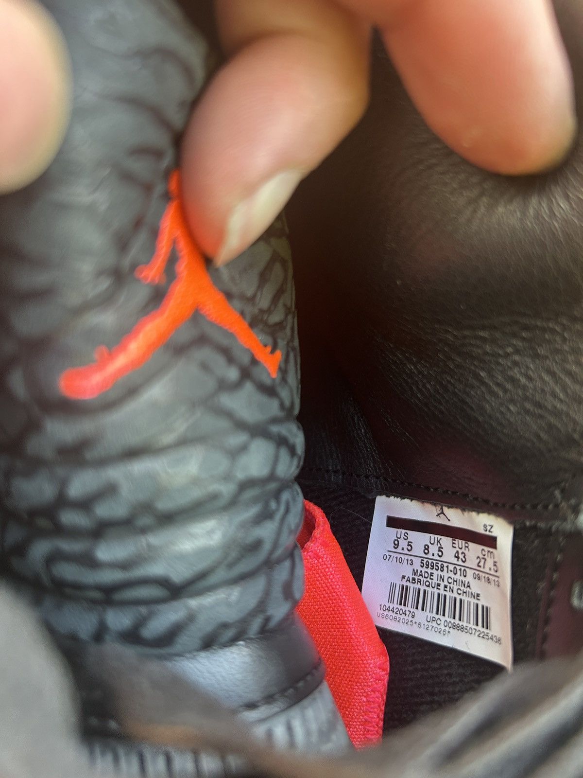 Jordan Brand × Nike Air Jordan 5 3Lab5 Infrared Size US 9.5 / EU 42-43 - 9 Thumbnail