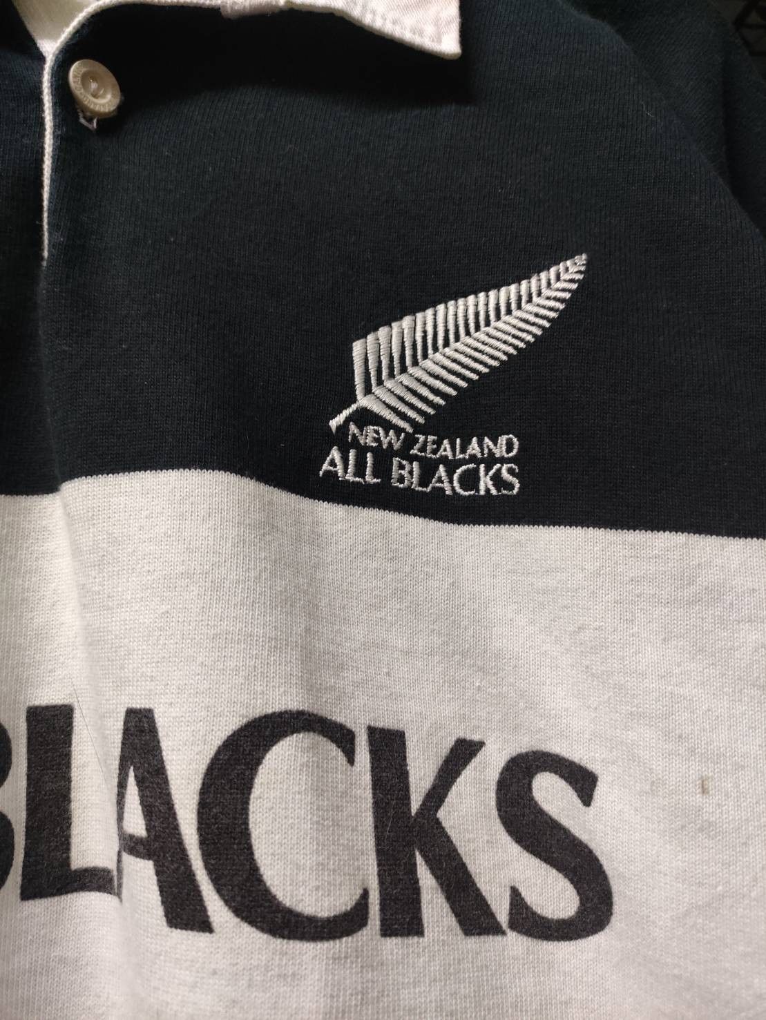 Canterbury of New Zealand Vtg 90's Canterbury of New Zealand All Blacks Rugby Jersey Size US L / EU 52-54 / 3 - 4 Thumbnail
