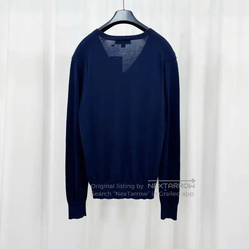 Burberry Burberry Men's V-Neck Long Sleeve Knit Sweater. Size US M / EU 48-50 / 2 - 2 Thumbnail