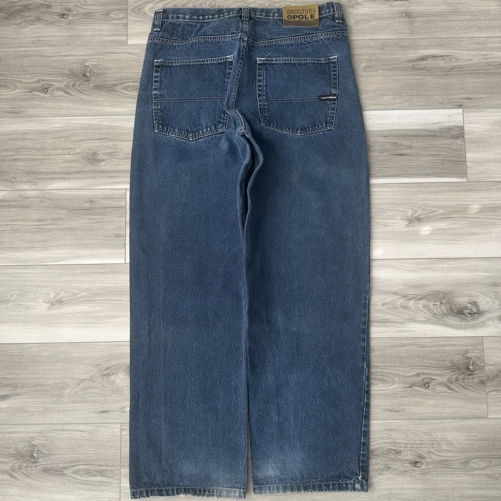 Southpole VTG Southpole Denim Jeans Men's 36x33 Blue Baggy Y2K Skater Size US 38 / EU 54 - 7 Thumbnail