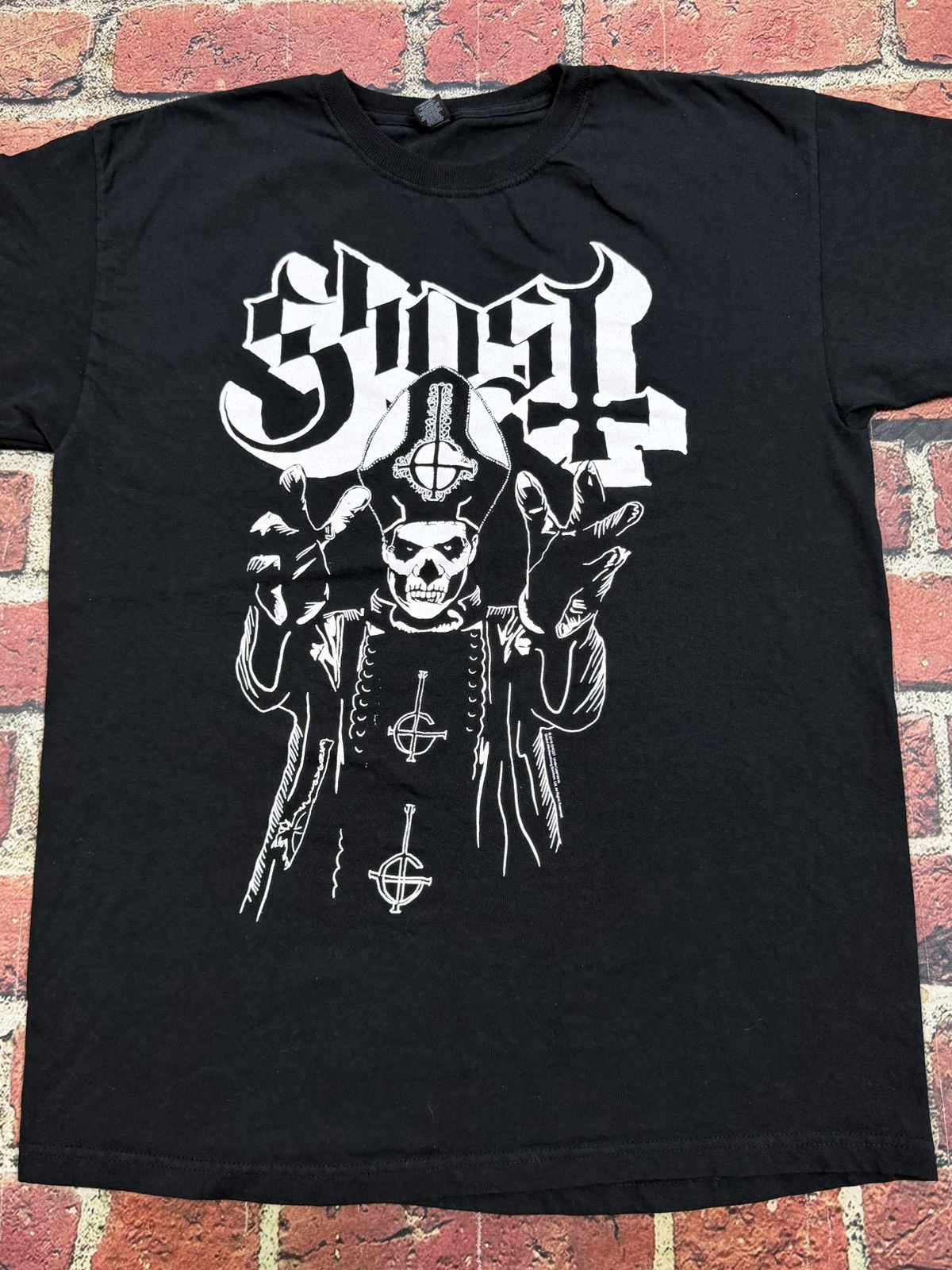 Band Tees Ghost Papa Emeritus Wrath T Shirt Band Tour Merch Tee 2016 Size US L / EU 52-54 / 3 - 4 Thumbnail