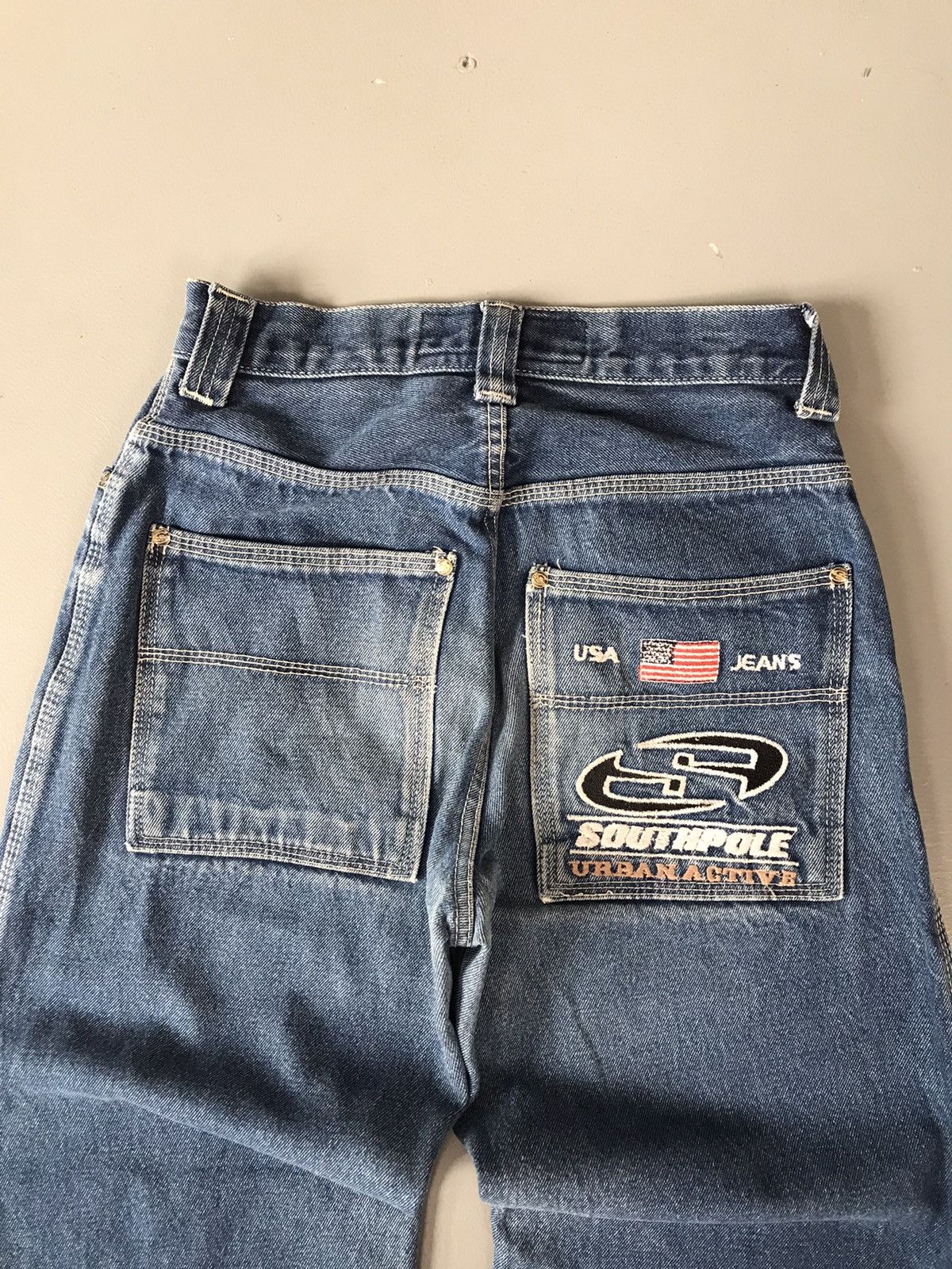 JNCO × Southpole × Vintage Vintage Southpole SpellOut embroidered denim Size US 26 / EU 42 - 2 Thumbnail