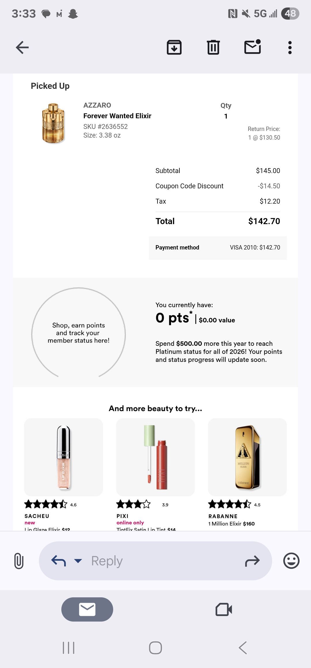 Azzaro Azzaro Forever Wanted Elixir Size ONE SIZE - 4 Thumbnail