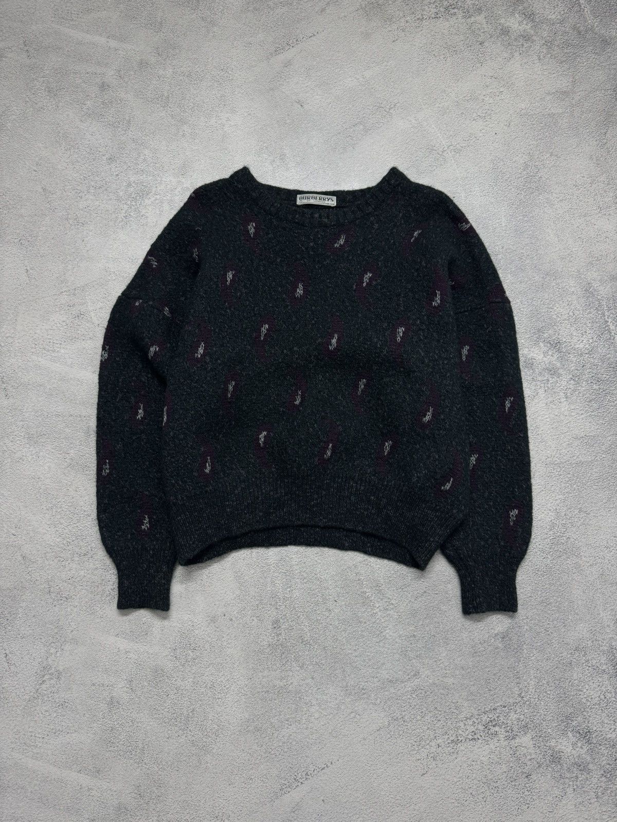 Burberry Vintage Luxury Burberrys Monogram Sweater Size S / US 4 / IT 40 - 2 Thumbnail