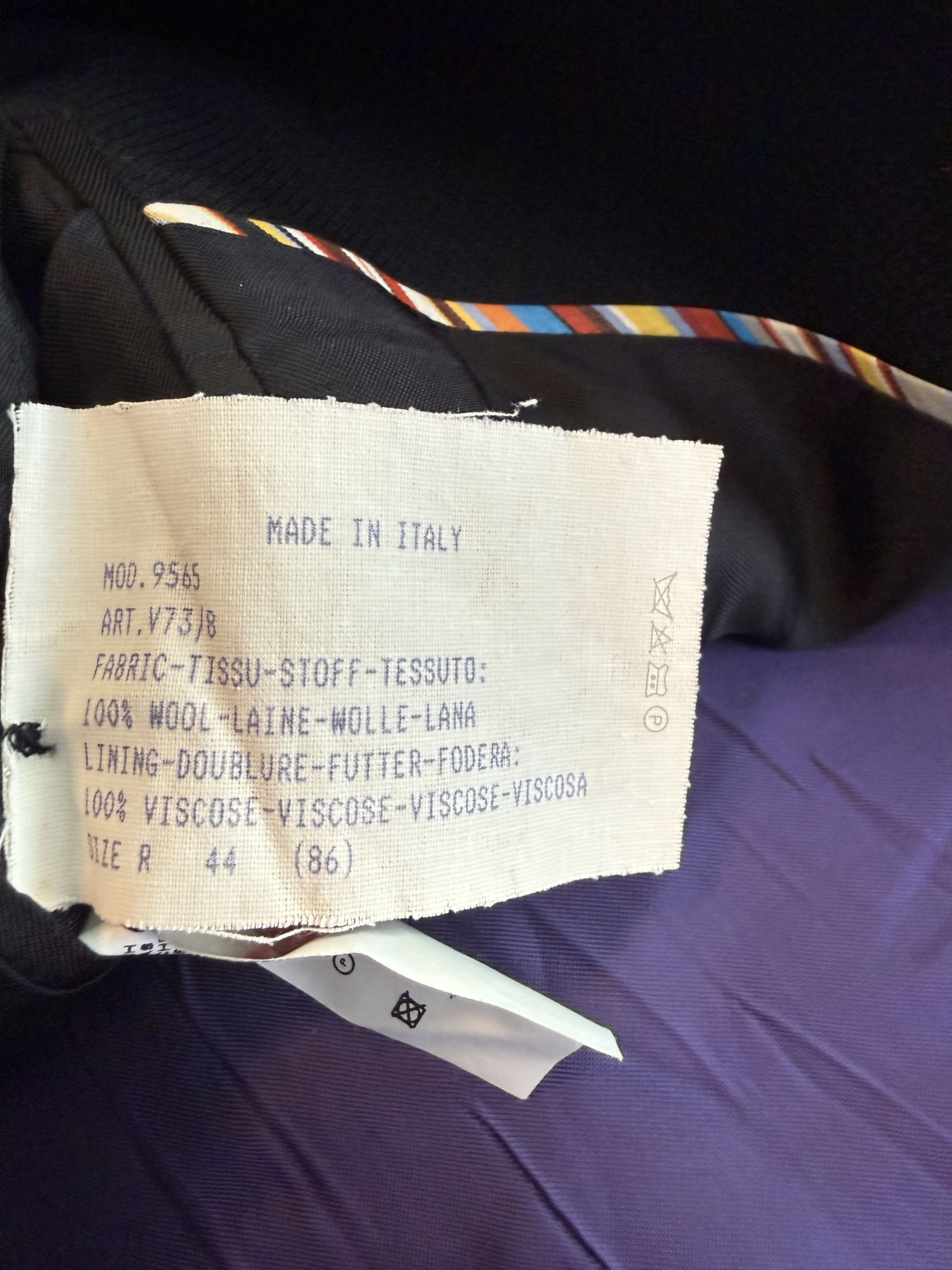 Paul Smith Paul Smith Westbourne Black Wool Blazer 44R Italy Size 44R - 5 Thumbnail