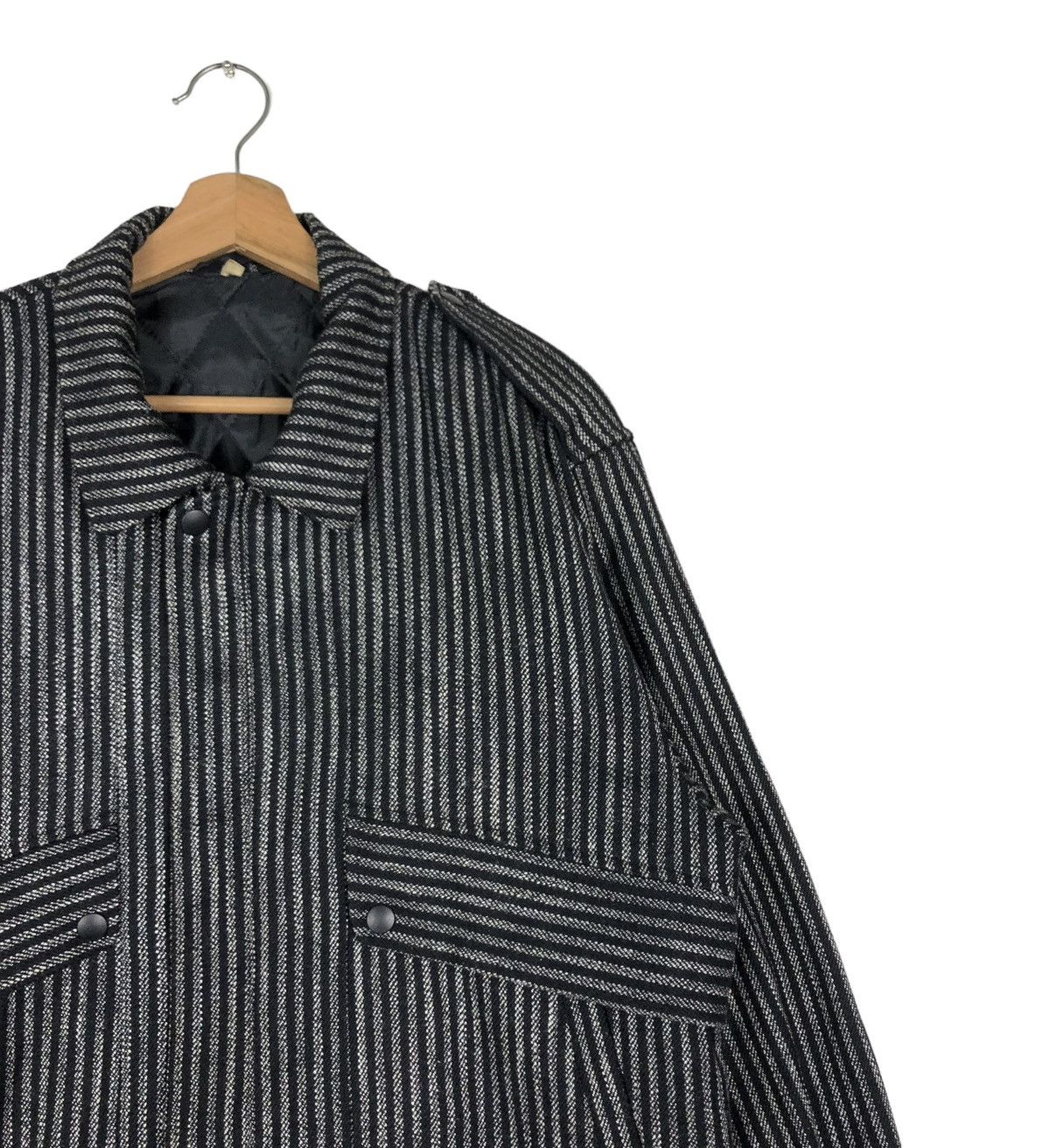 Japanese Brand 🔥VINTAGE HICKORY CHORE BOMBER JACKET BIG POCKET ISSEY MIYAKE Size US M / EU 48-50 / 2 - 6 Thumbnail