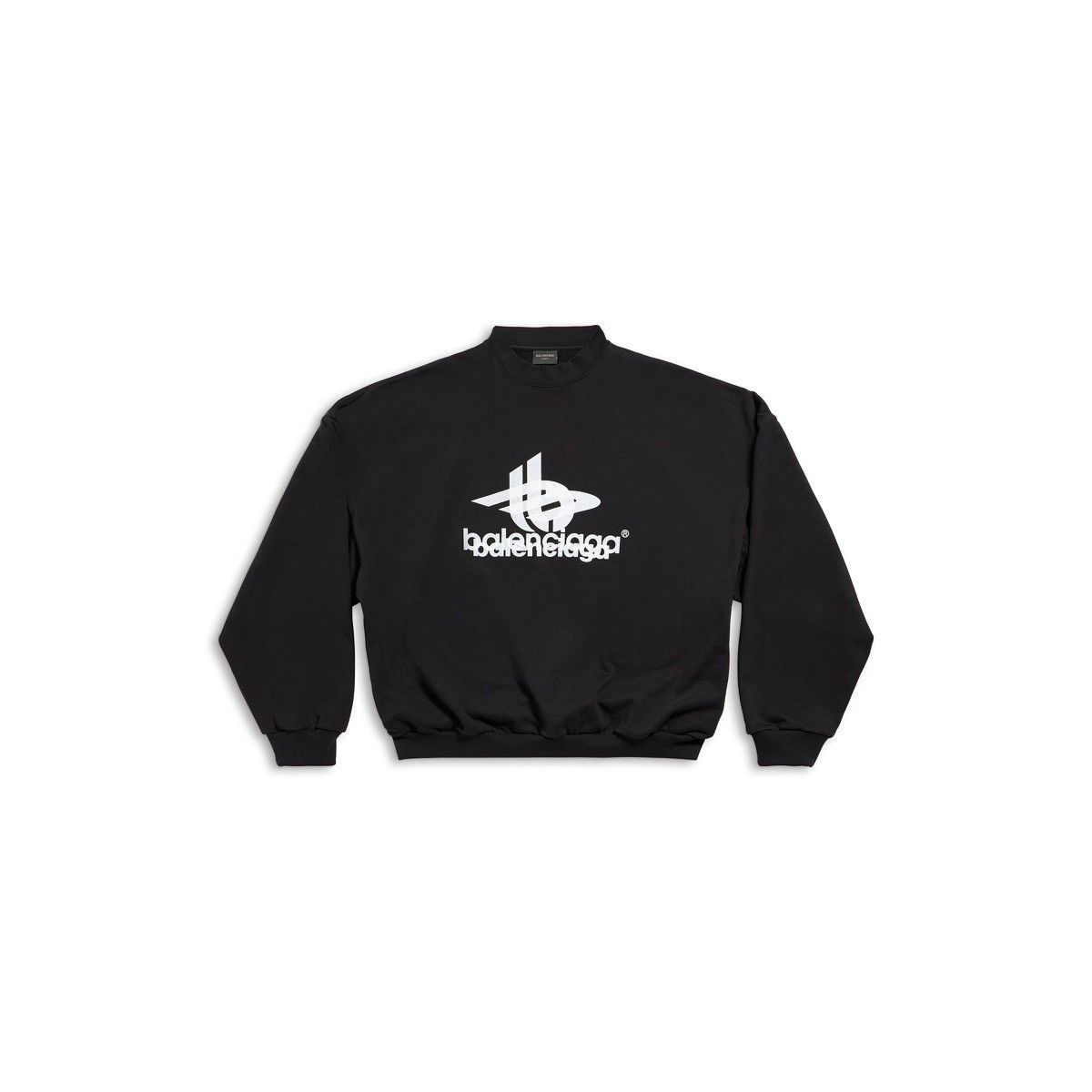 Balenciaga Layered Sports Logo Crewneck