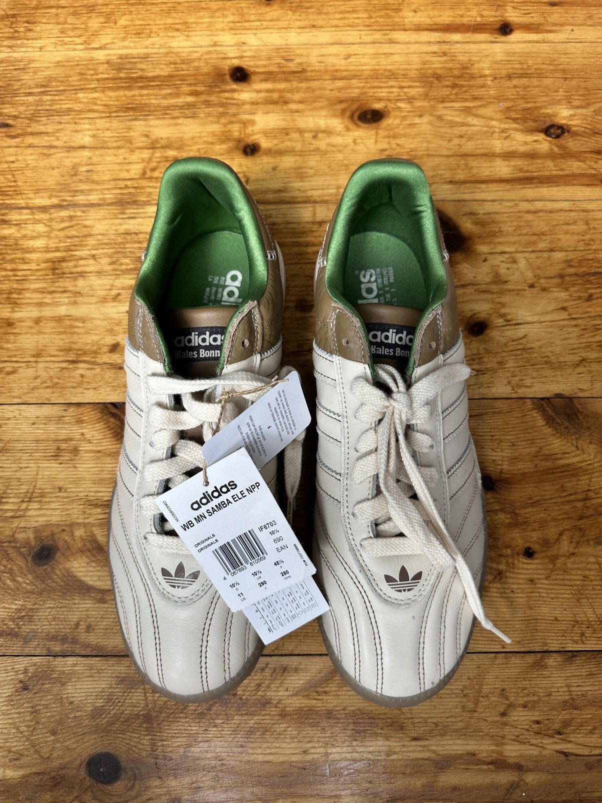 Adidas Adidas x Wales Bonner Samba Millennium Nappa IF67 Size US 11 / EU 44 - 1 Thumbnail
