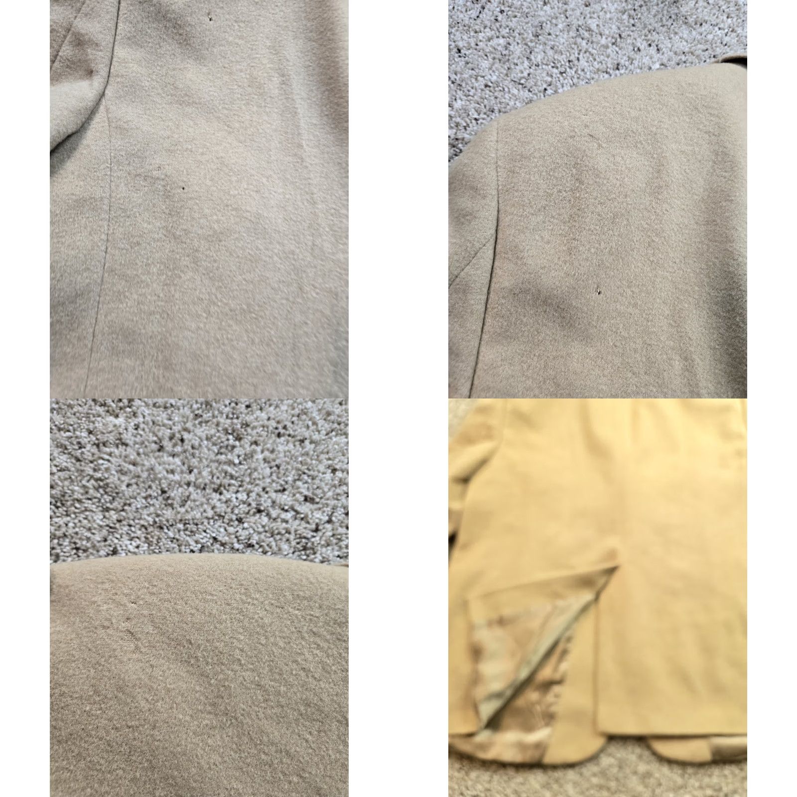 Brooks Brothers VINTAGE Brooks Brothers Blazer Mens 46R Brown Camel Hair 2 Button Jacket Single-Breasted Notch Lapel Size 46R - 8 Thumbnail
