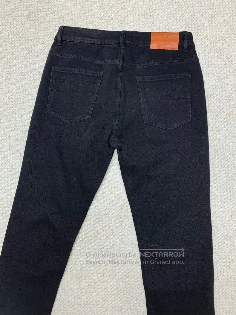 Brunello Cucinelli Brunello Cucinelli Black Men's Jeans. Size US 31 - 5 Thumbnail