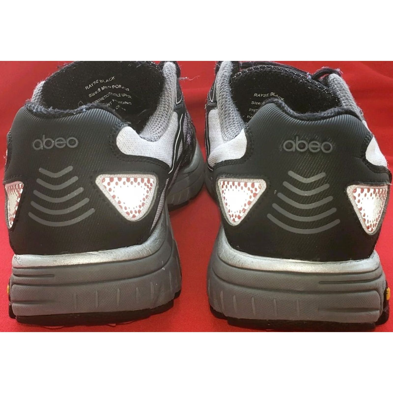 Vintage Abeo Aero Men Running Trail Hiking Orthotic Shoes 8M Black Rayse Model 2120 Size US 8 / EU 41 - 6 Thumbnail